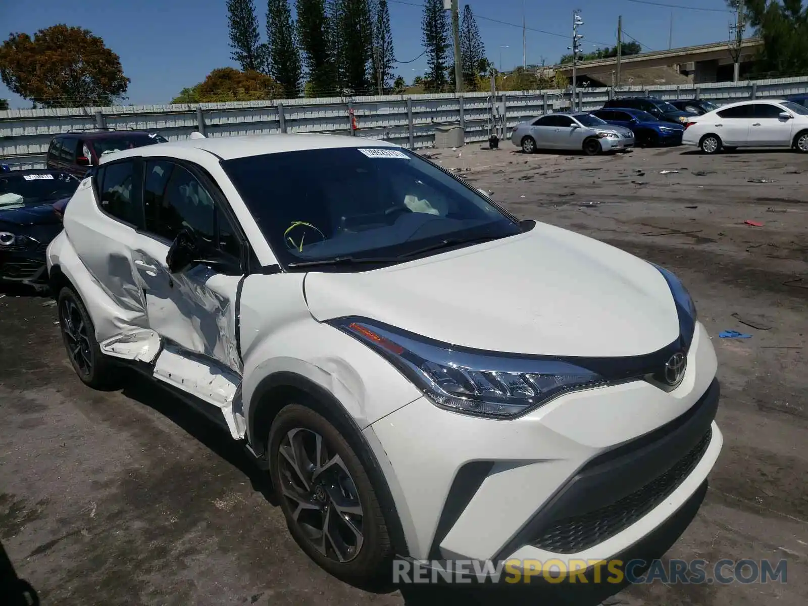 1 Photograph of a damaged car NMTKHMBX1MR120071 TOYOTA C-HR 2021