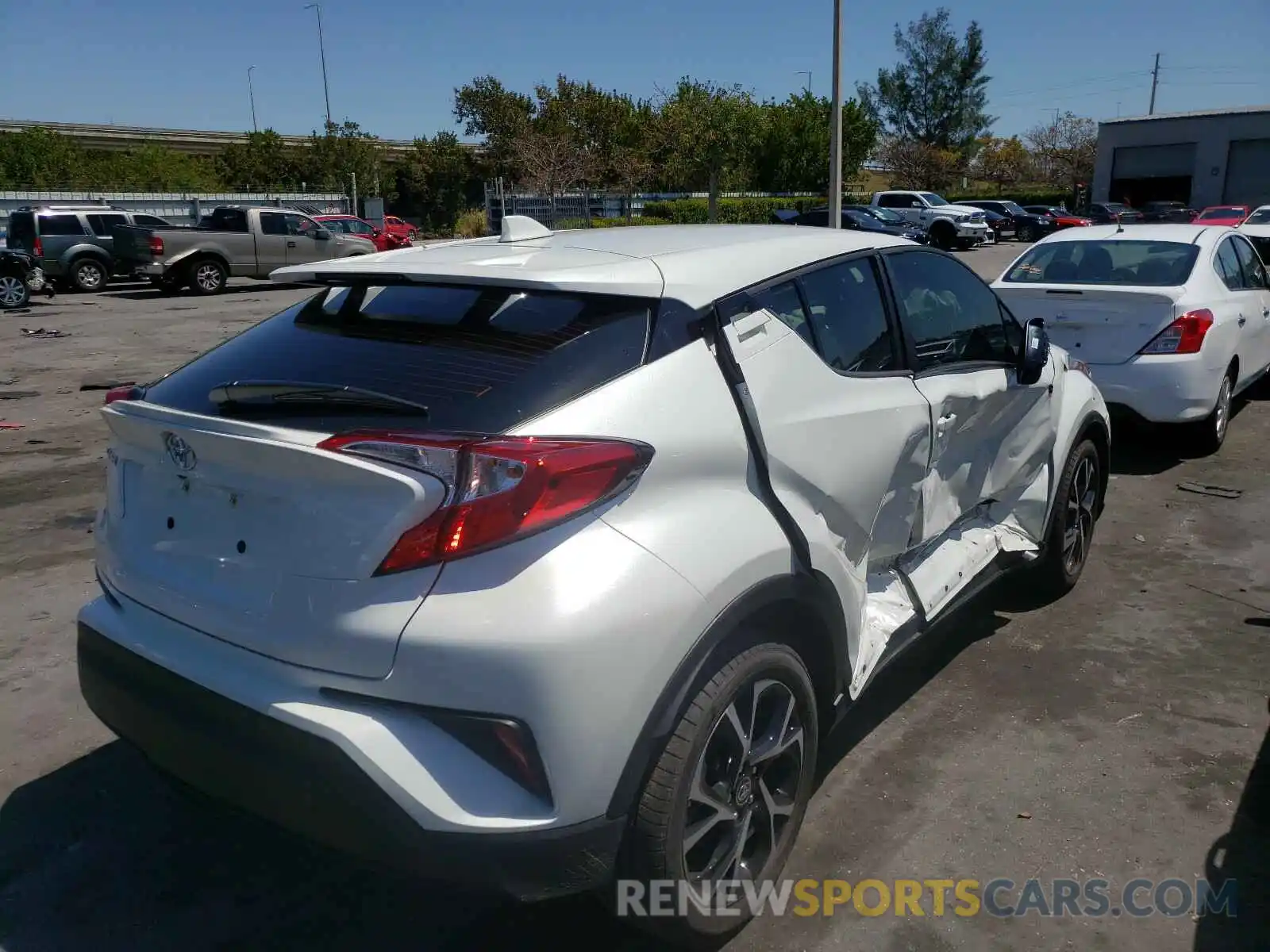 4 Photograph of a damaged car NMTKHMBX1MR120071 TOYOTA C-HR 2021