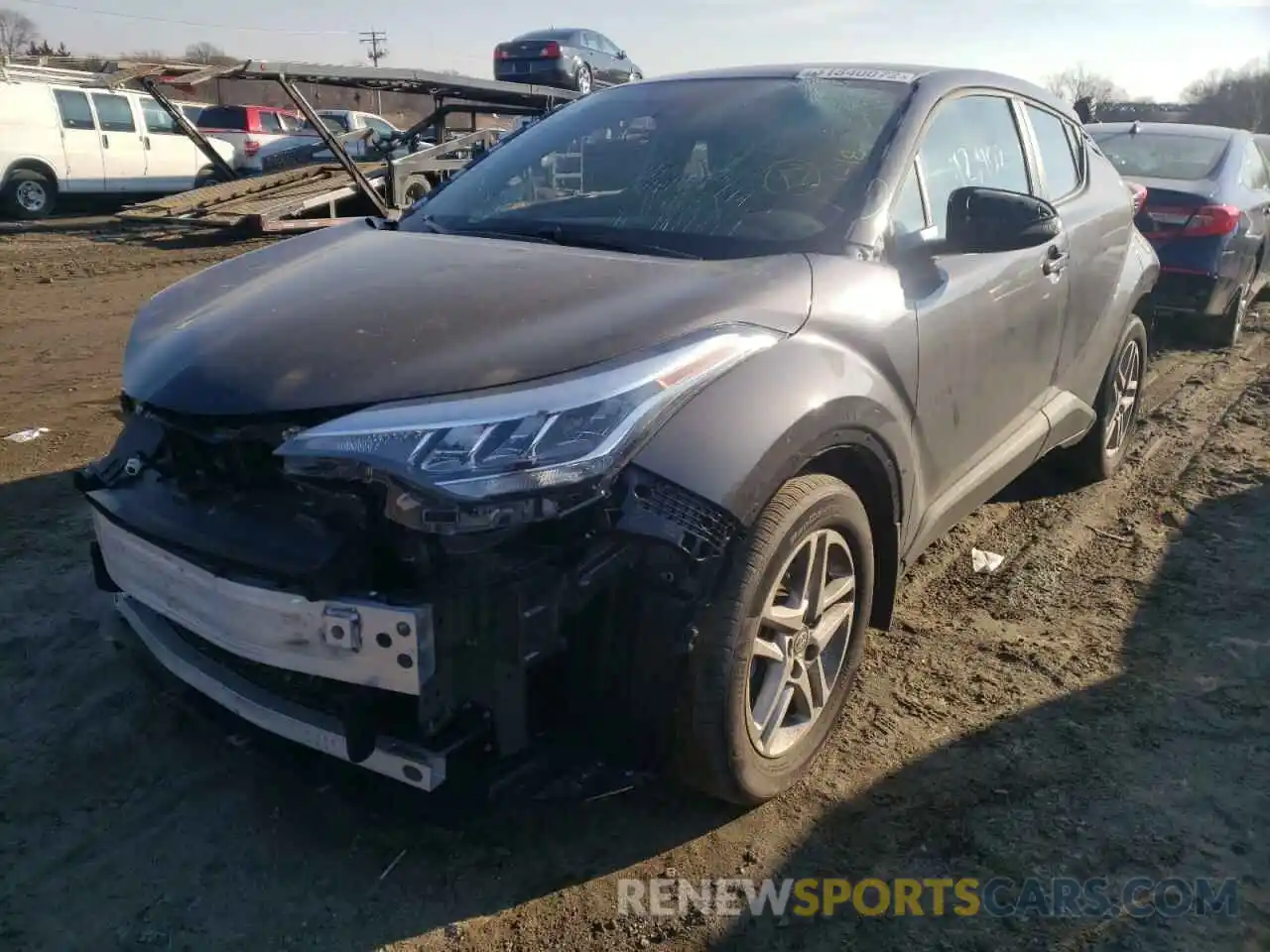 2 Photograph of a damaged car NMTKHMBX1MR132351 TOYOTA C-HR 2021