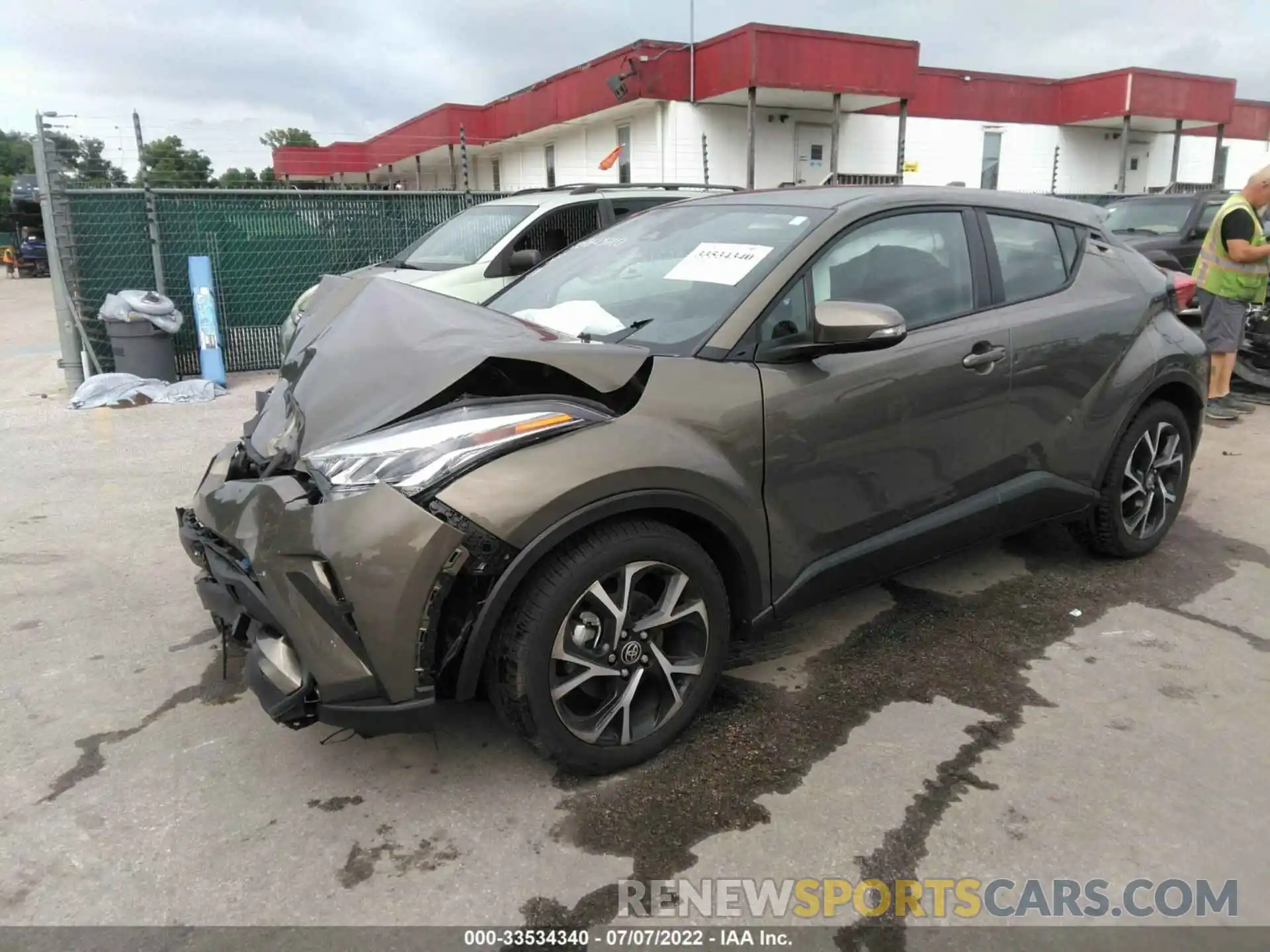 2 Photograph of a damaged car NMTKHMBX1MR136464 TOYOTA C-HR 2021