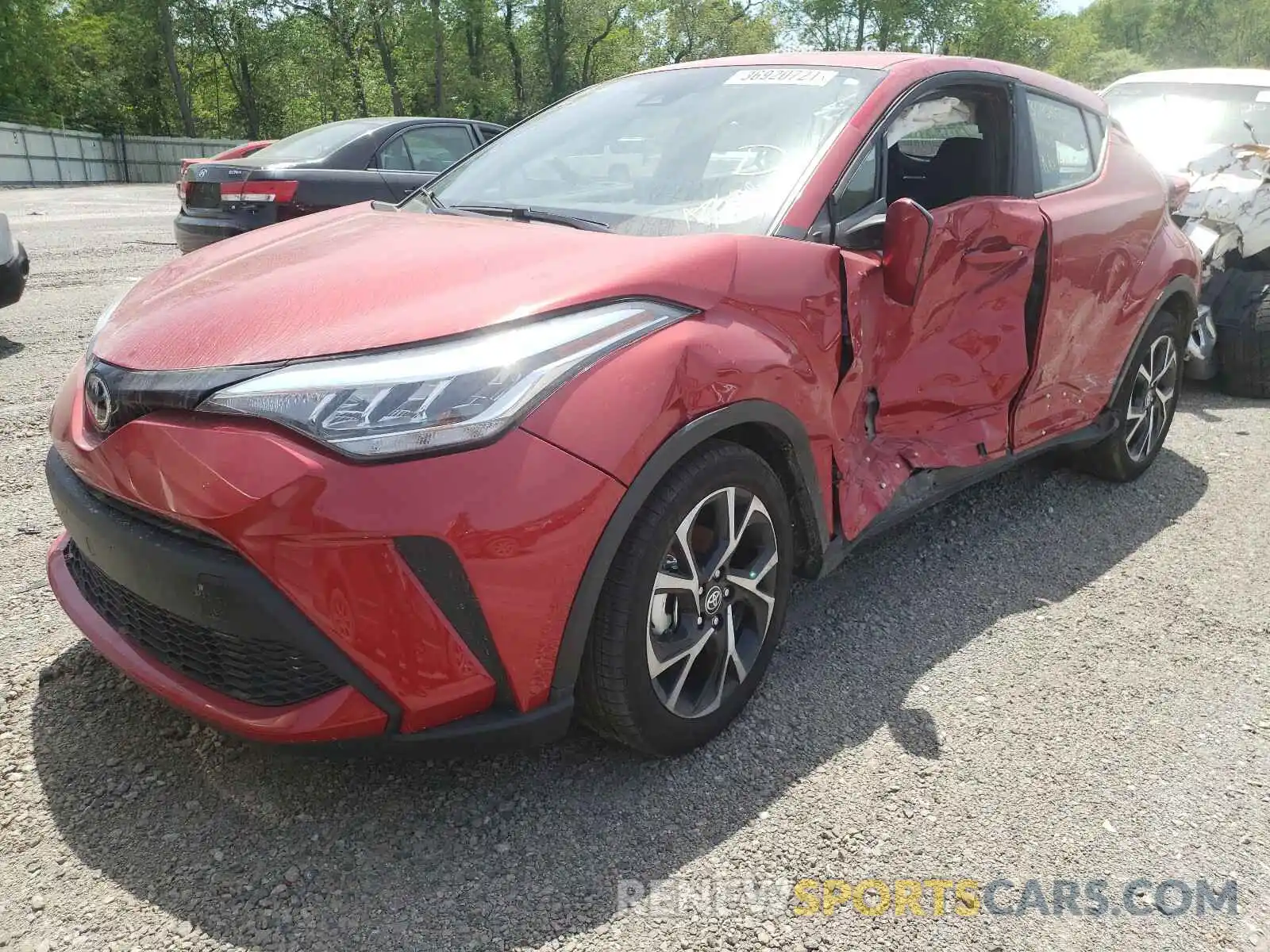 2 Photograph of a damaged car NMTKHMBX2MR118927 TOYOTA C-HR 2021