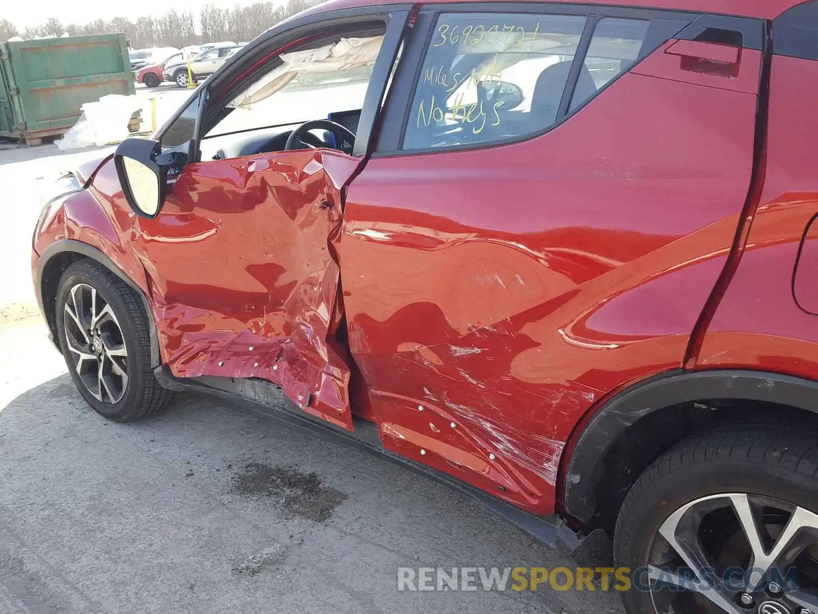 9 Photograph of a damaged car NMTKHMBX2MR118927 TOYOTA C-HR 2021