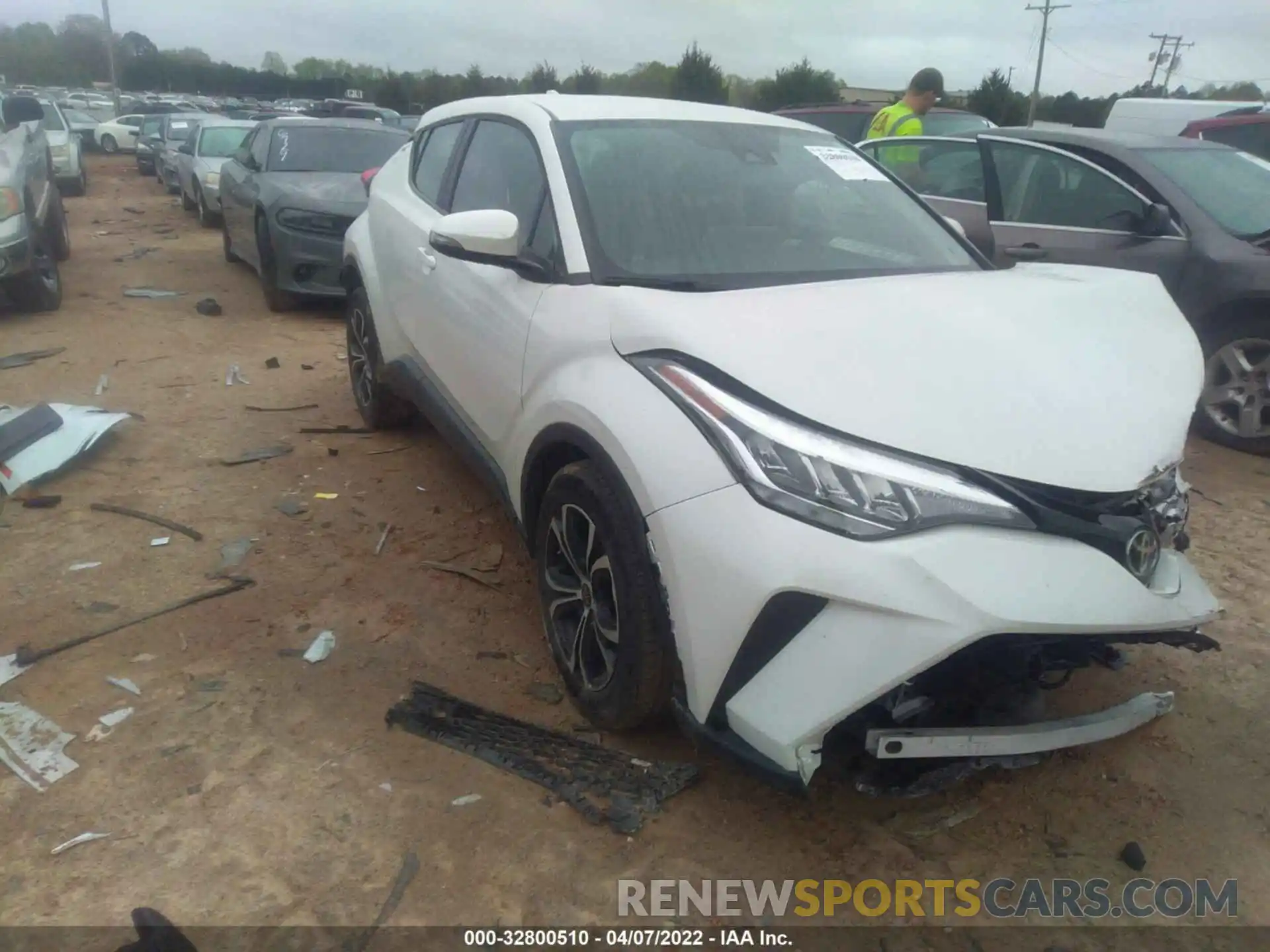 1 Photograph of a damaged car NMTKHMBX2MR120824 TOYOTA C-HR 2021