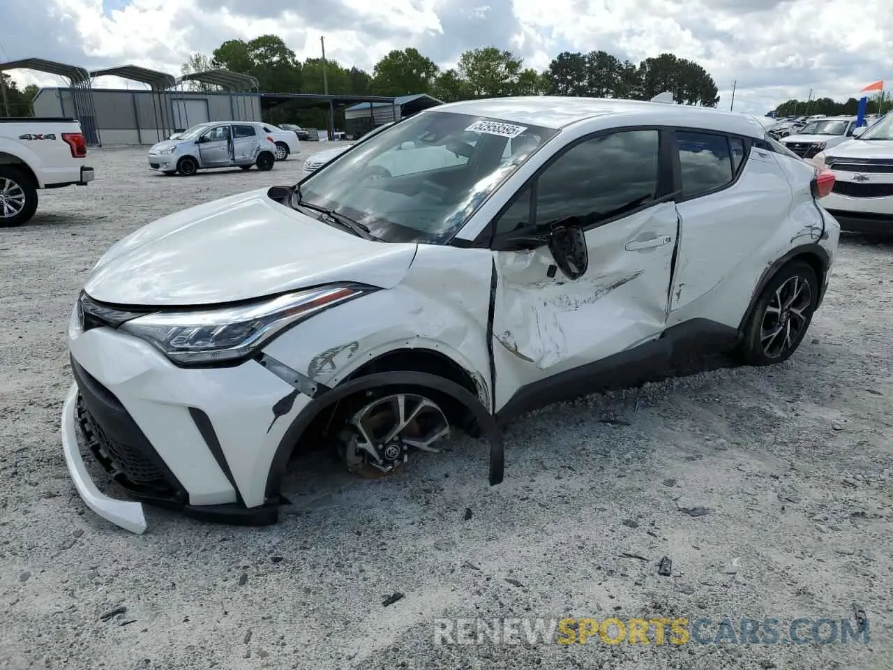 1 Photograph of a damaged car NMTKHMBX2MR125473 TOYOTA C-HR 2021