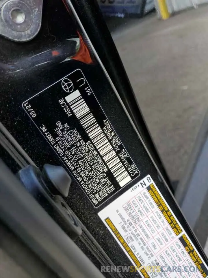 12 Photograph of a damaged car NMTKHMBX2MR128910 TOYOTA C-HR 2021