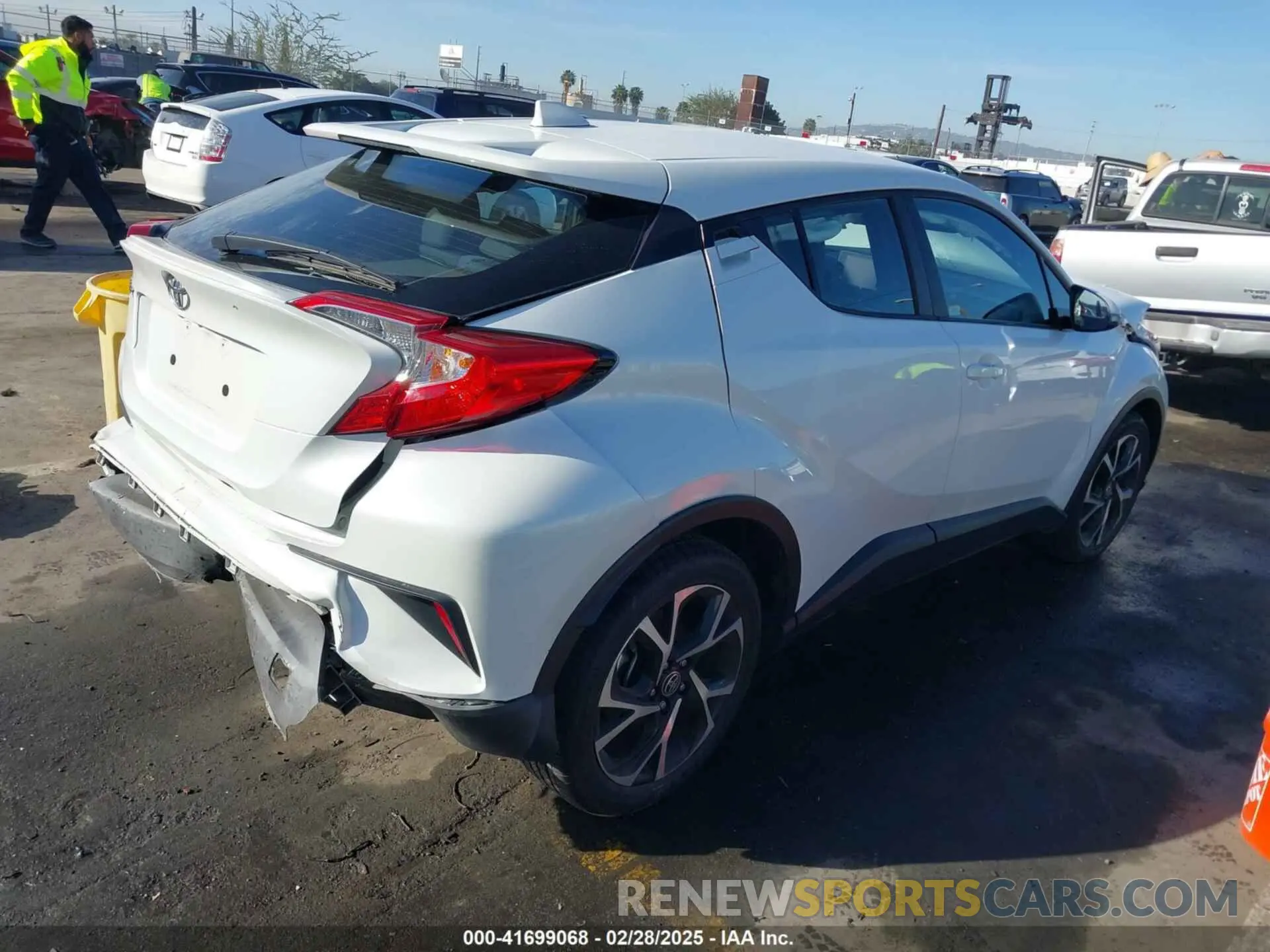 4 Photograph of a damaged car NMTKHMBX2MR133590 TOYOTA C-HR 2021