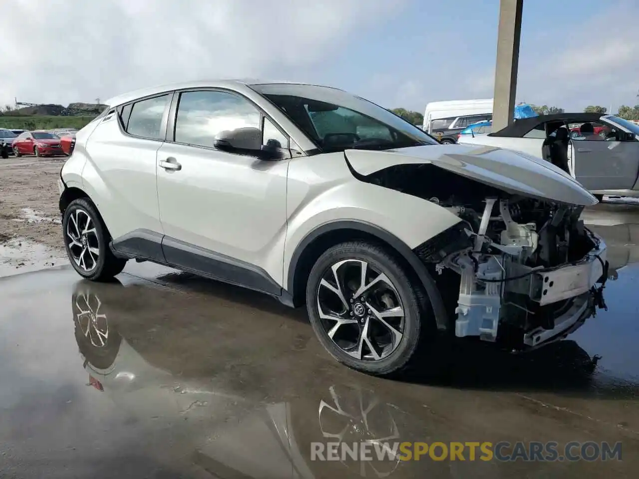 4 Photograph of a damaged car NMTKHMBX2MR136831 TOYOTA C-HR 2021