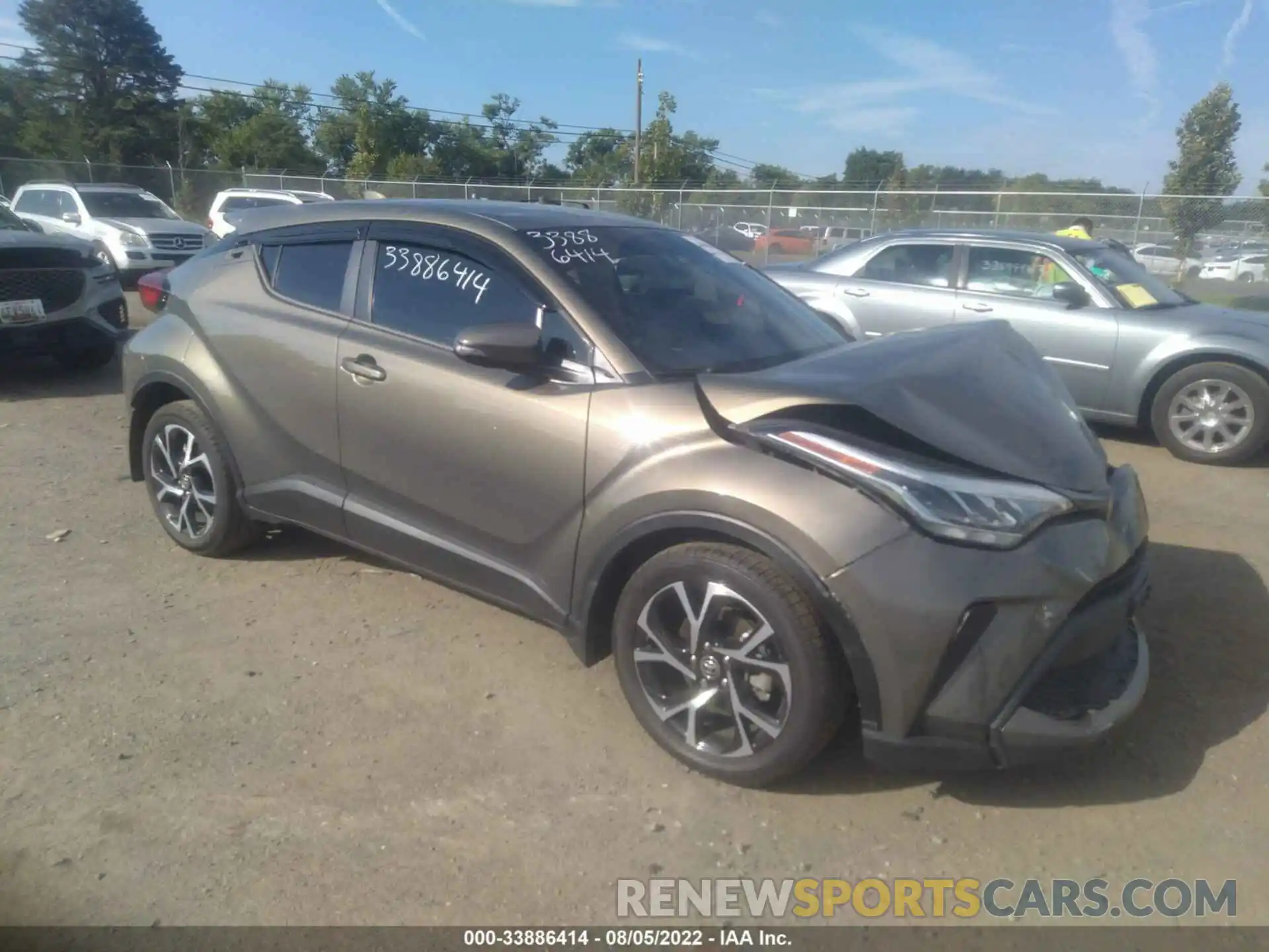 1 Photograph of a damaged car NMTKHMBX3MR123943 TOYOTA C-HR 2021