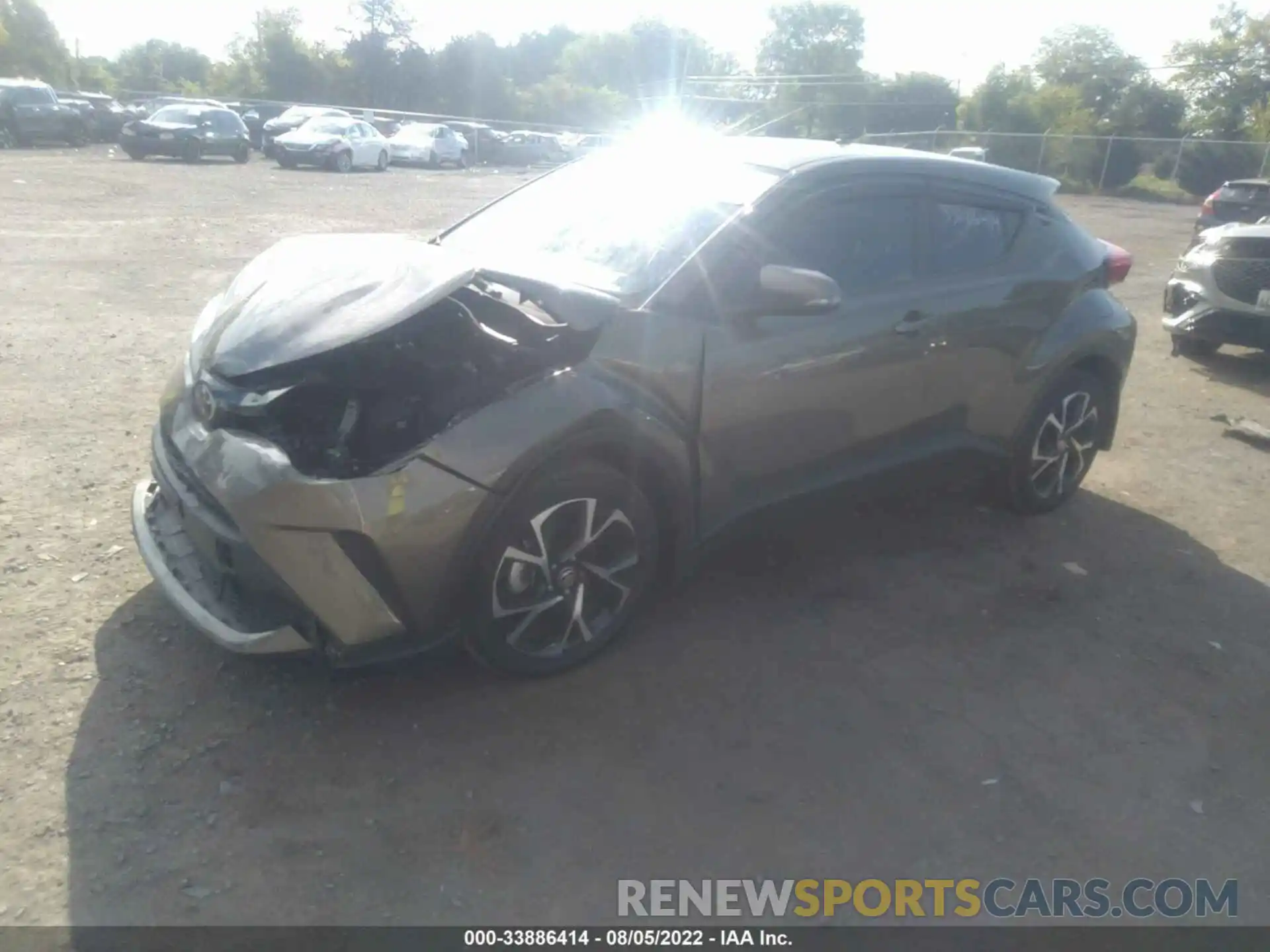 2 Photograph of a damaged car NMTKHMBX3MR123943 TOYOTA C-HR 2021