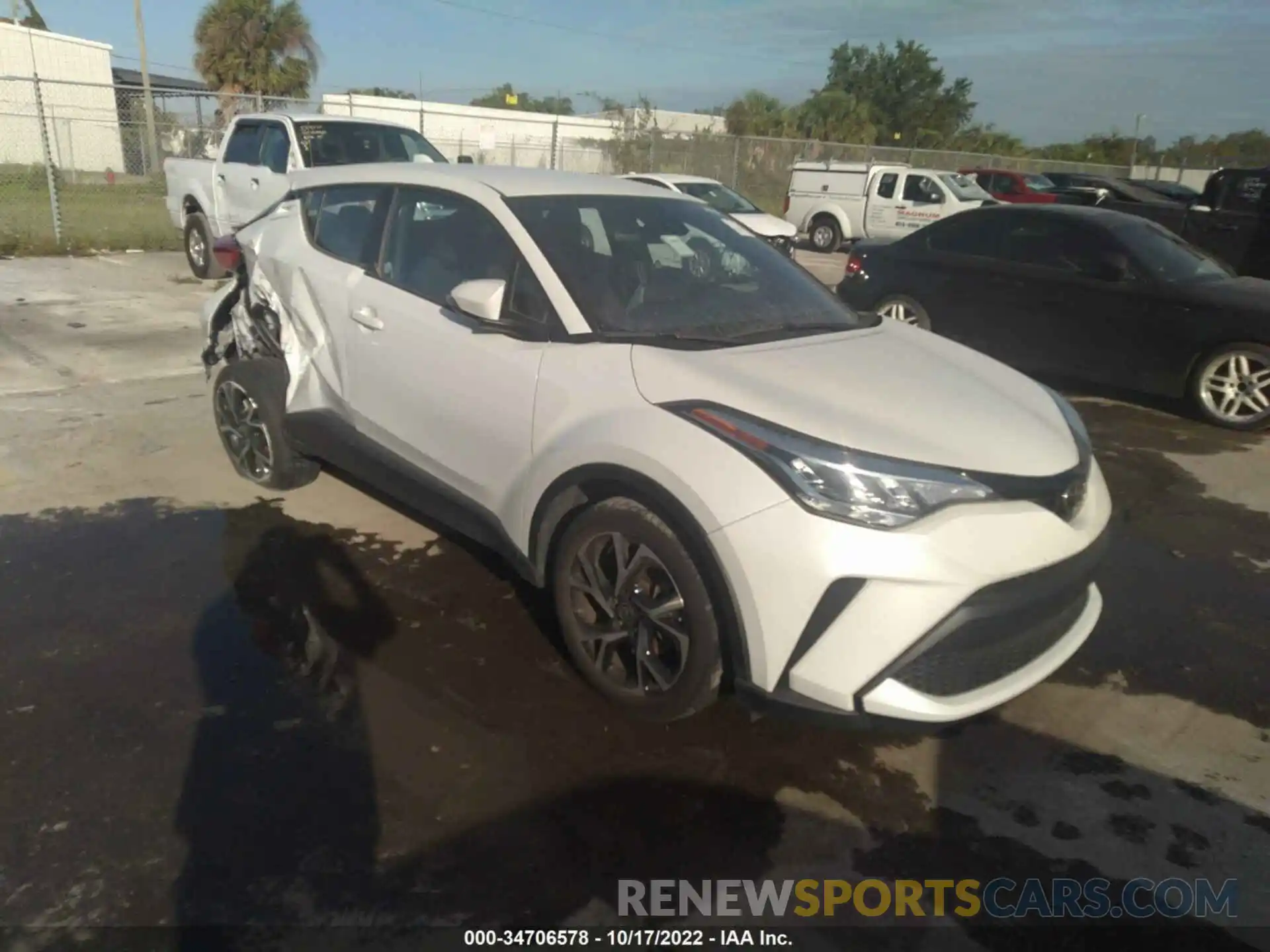 1 Photograph of a damaged car NMTKHMBX3MR124641 TOYOTA C-HR 2021