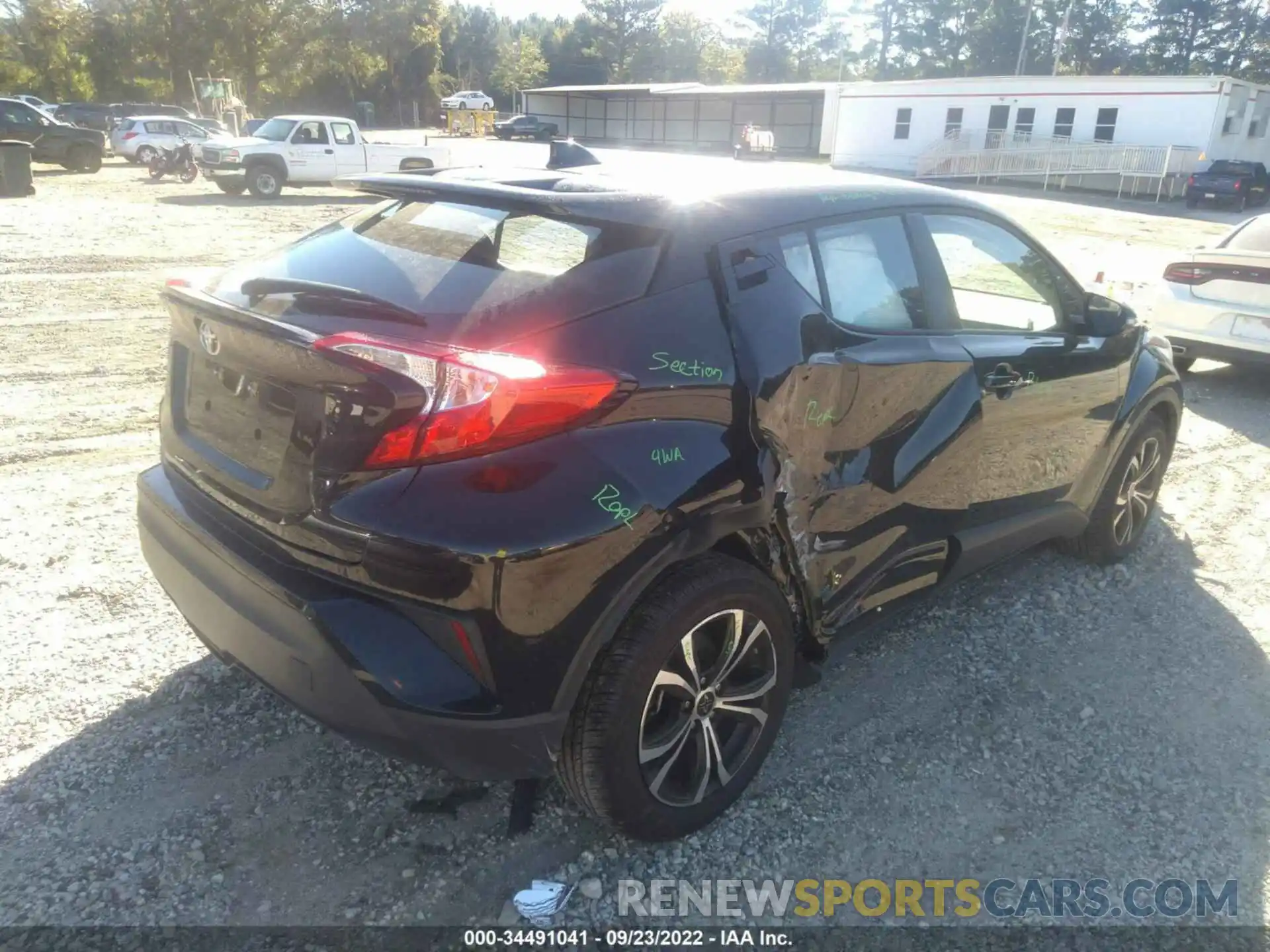 4 Photograph of a damaged car NMTKHMBX3MR128351 TOYOTA C-HR 2021