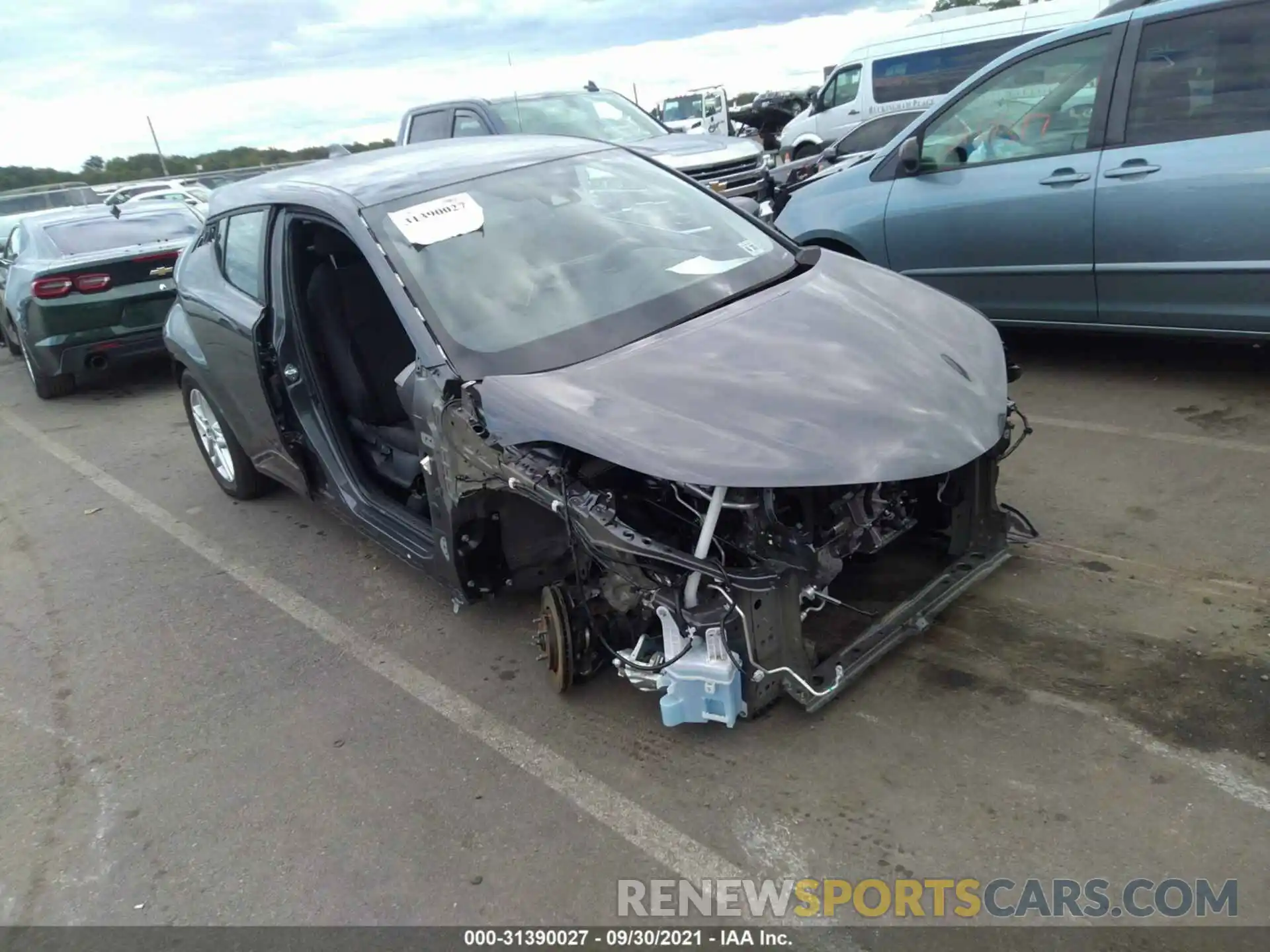 1 Photograph of a damaged car NMTKHMBX4MR120338 TOYOTA C-HR 2021