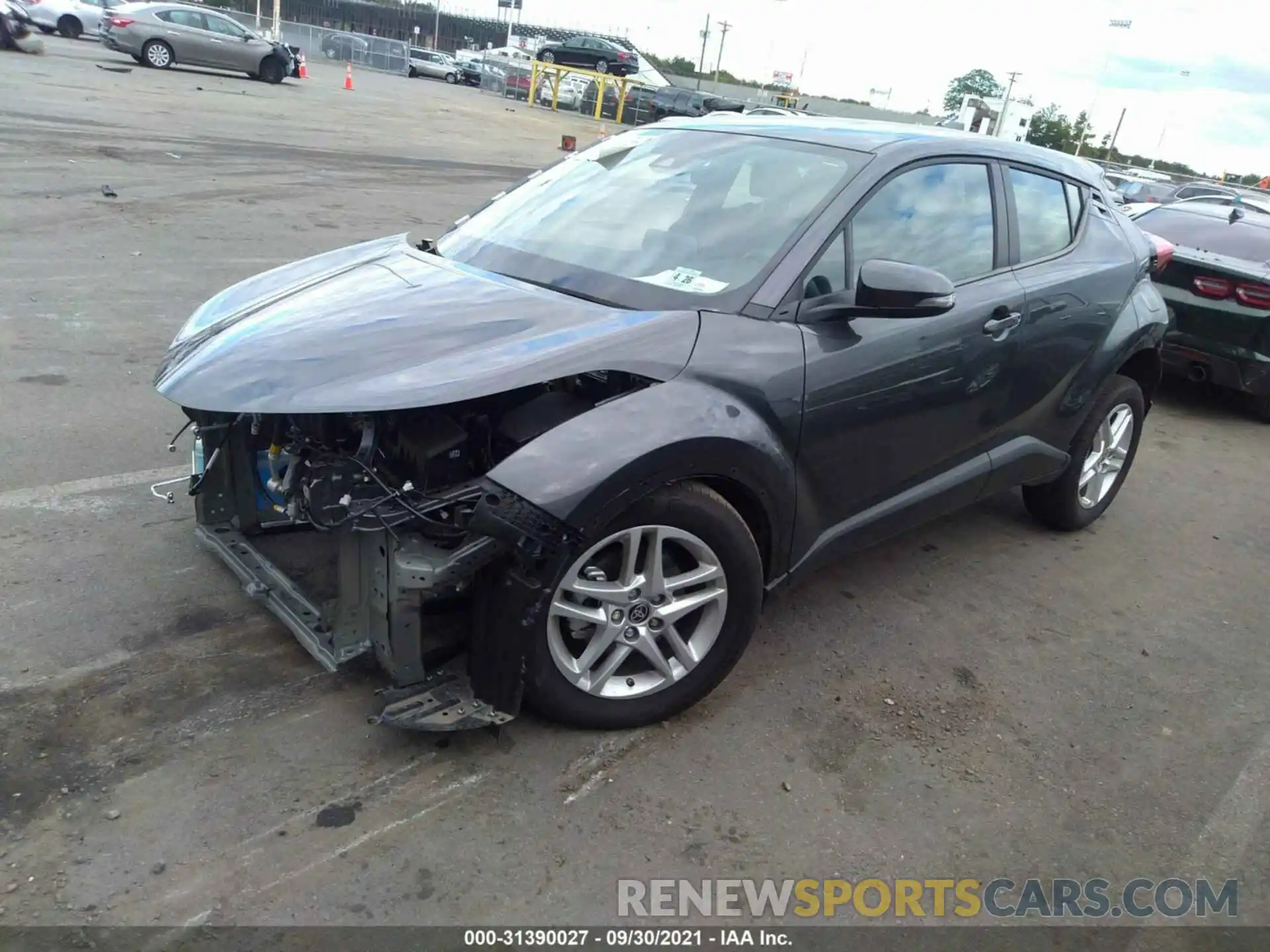 2 Photograph of a damaged car NMTKHMBX4MR120338 TOYOTA C-HR 2021