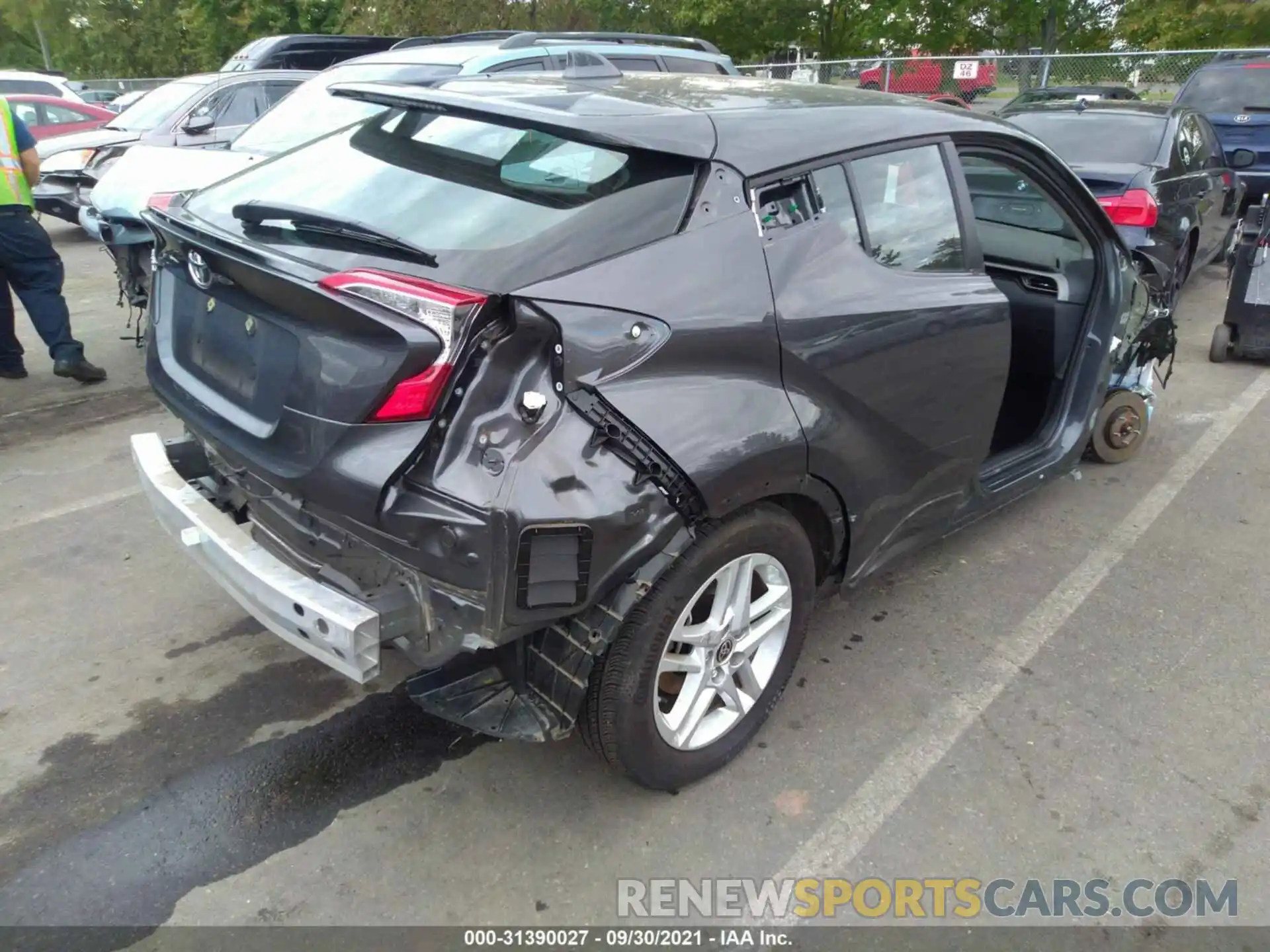 4 Photograph of a damaged car NMTKHMBX4MR120338 TOYOTA C-HR 2021