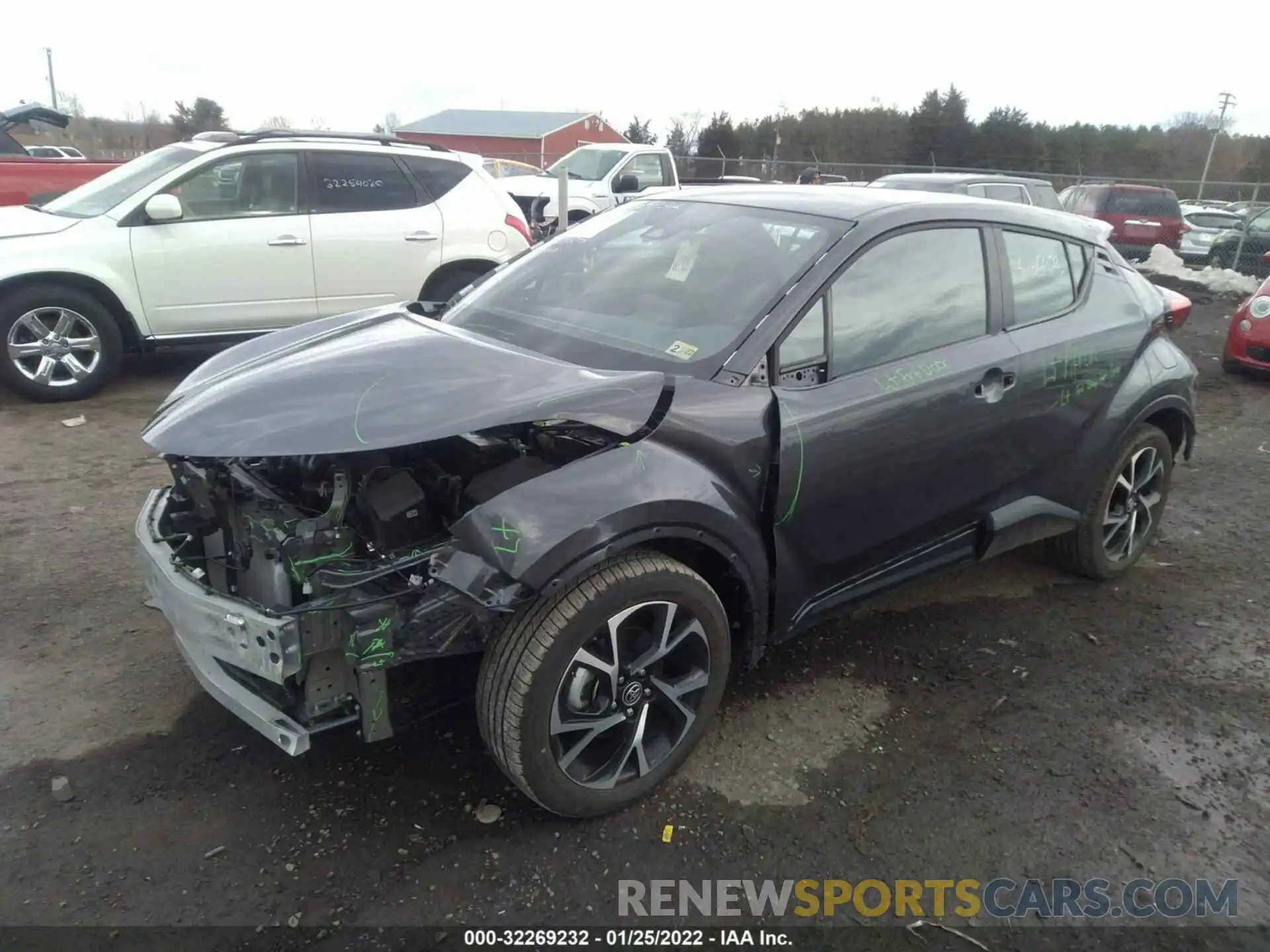 2 Photograph of a damaged car NMTKHMBX4MR121005 TOYOTA C-HR 2021