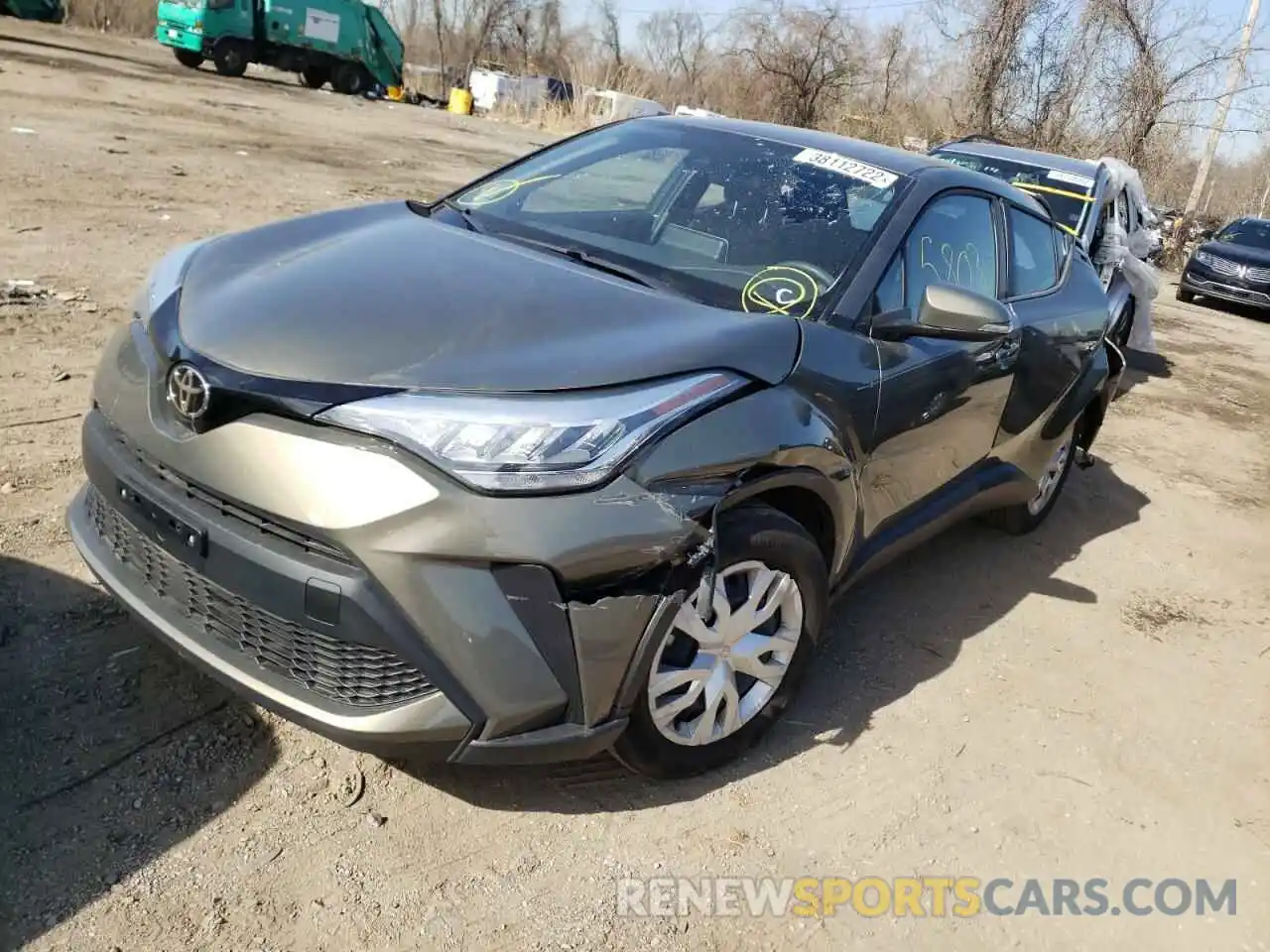 2 Photograph of a damaged car NMTKHMBX4MR123434 TOYOTA C-HR 2021