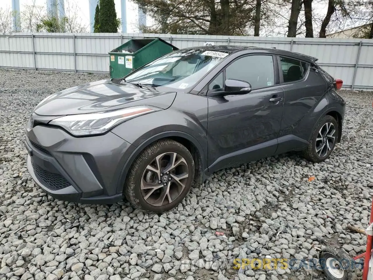 1 Photograph of a damaged car NMTKHMBX4MR138354 TOYOTA C-HR 2021