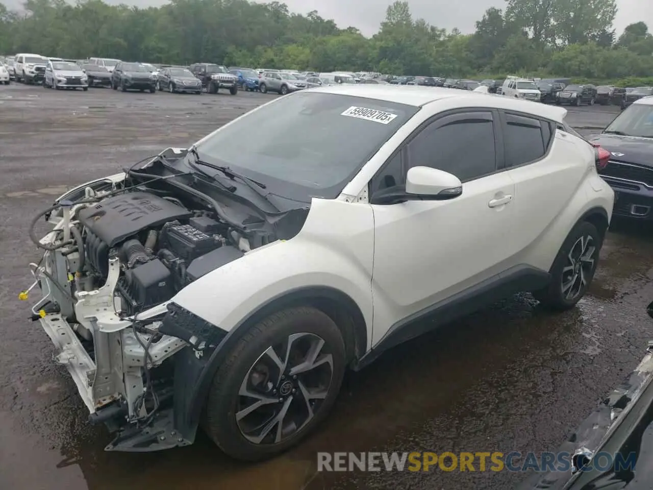 1 Photograph of a damaged car NMTKHMBX5MR118680 TOYOTA C-HR 2021