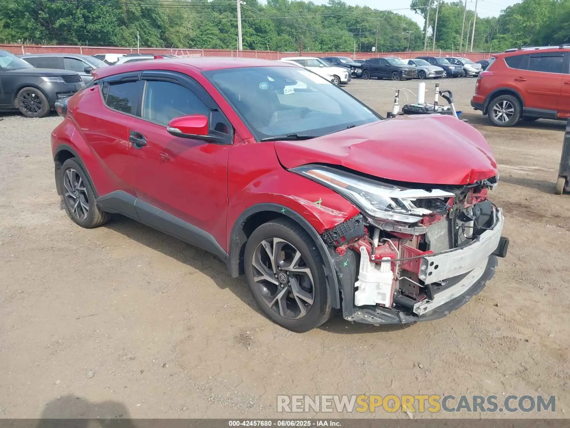 1 Photograph of a damaged car NMTKHMBX5MR123569 TOYOTA C-HR 2021