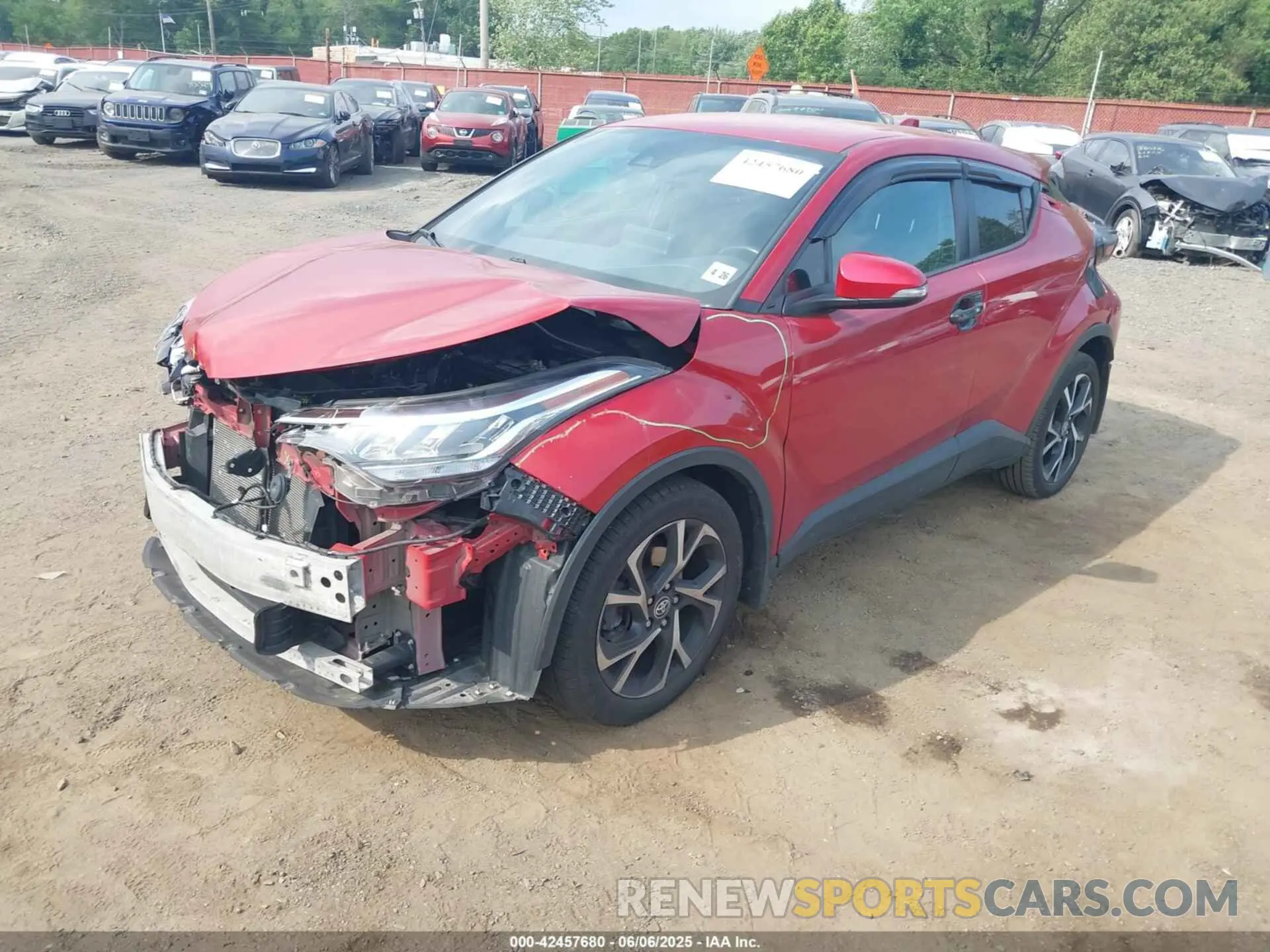 6 Photograph of a damaged car NMTKHMBX5MR123569 TOYOTA C-HR 2021