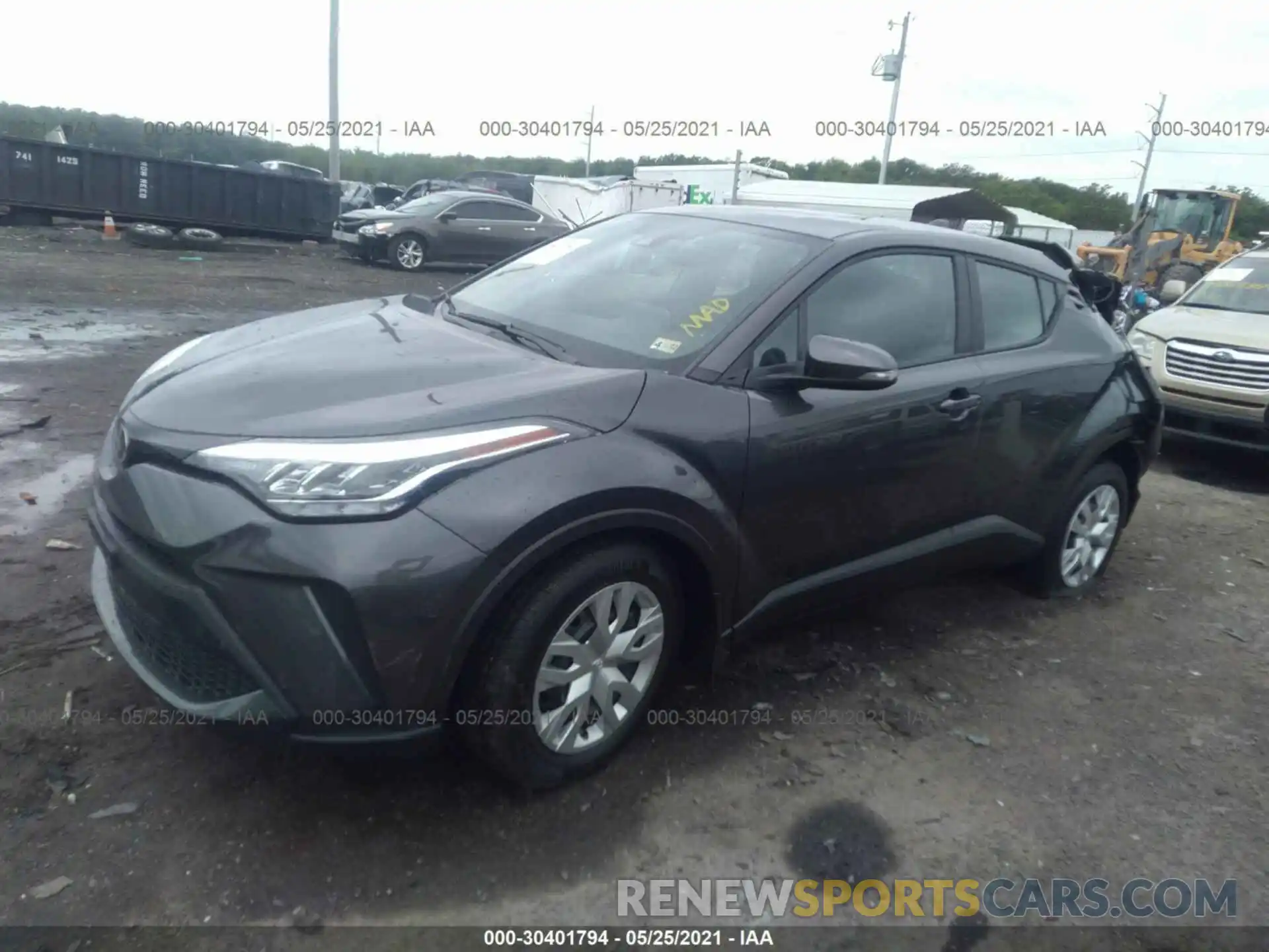 2 Photograph of a damaged car NMTKHMBX5MR124303 TOYOTA C-HR 2021