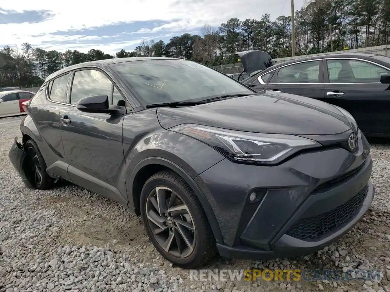 1 Photograph of a damaged car NMTKHMBX5MR133924 TOYOTA C-HR 2021