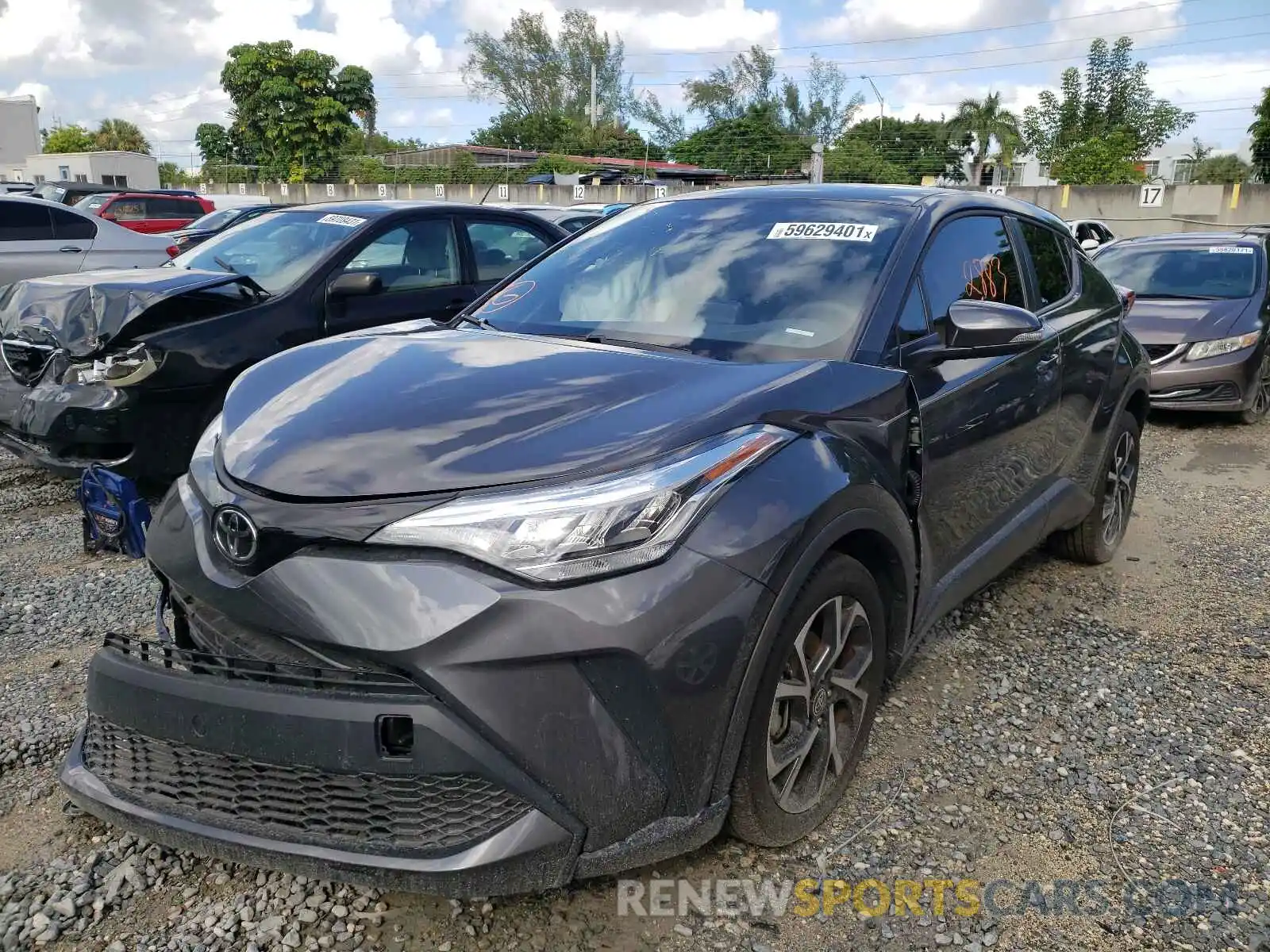 2 Photograph of a damaged car NMTKHMBX6MR123368 TOYOTA C-HR 2021