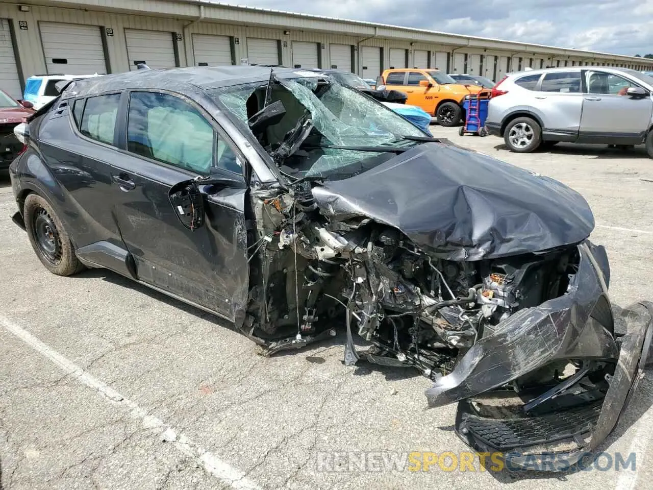 4 Photograph of a damaged car NMTKHMBX6MR124679 TOYOTA C-HR 2021
