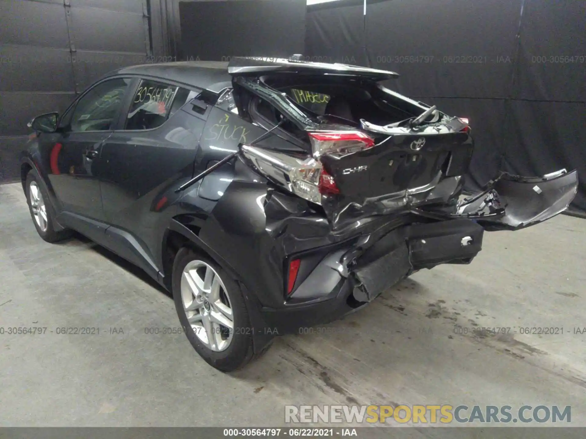 3 Photograph of a damaged car NMTKHMBX7MR122634 TOYOTA C-HR 2021