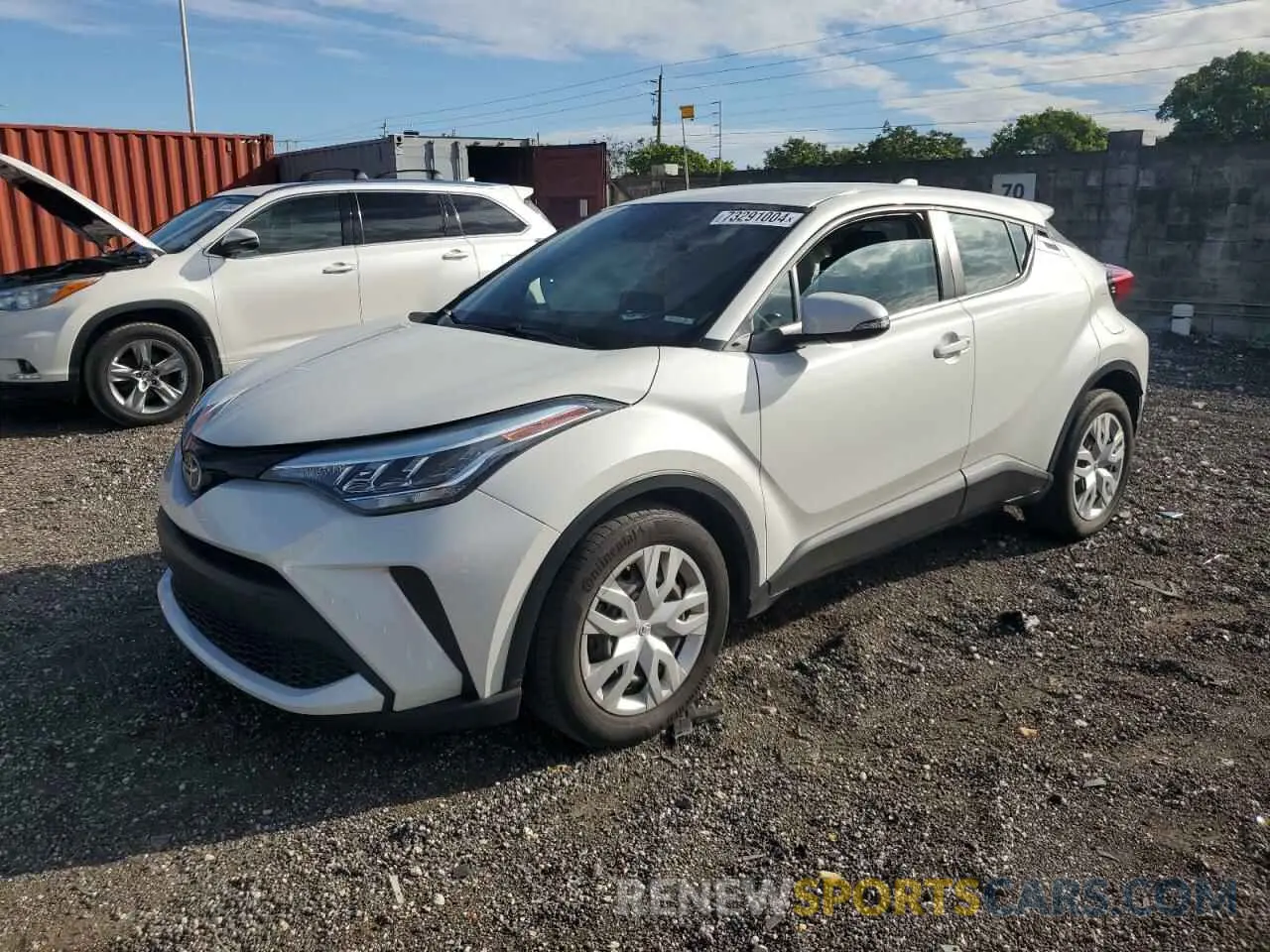 1 Photograph of a damaged car NMTKHMBX7MR129454 TOYOTA C-HR 2021