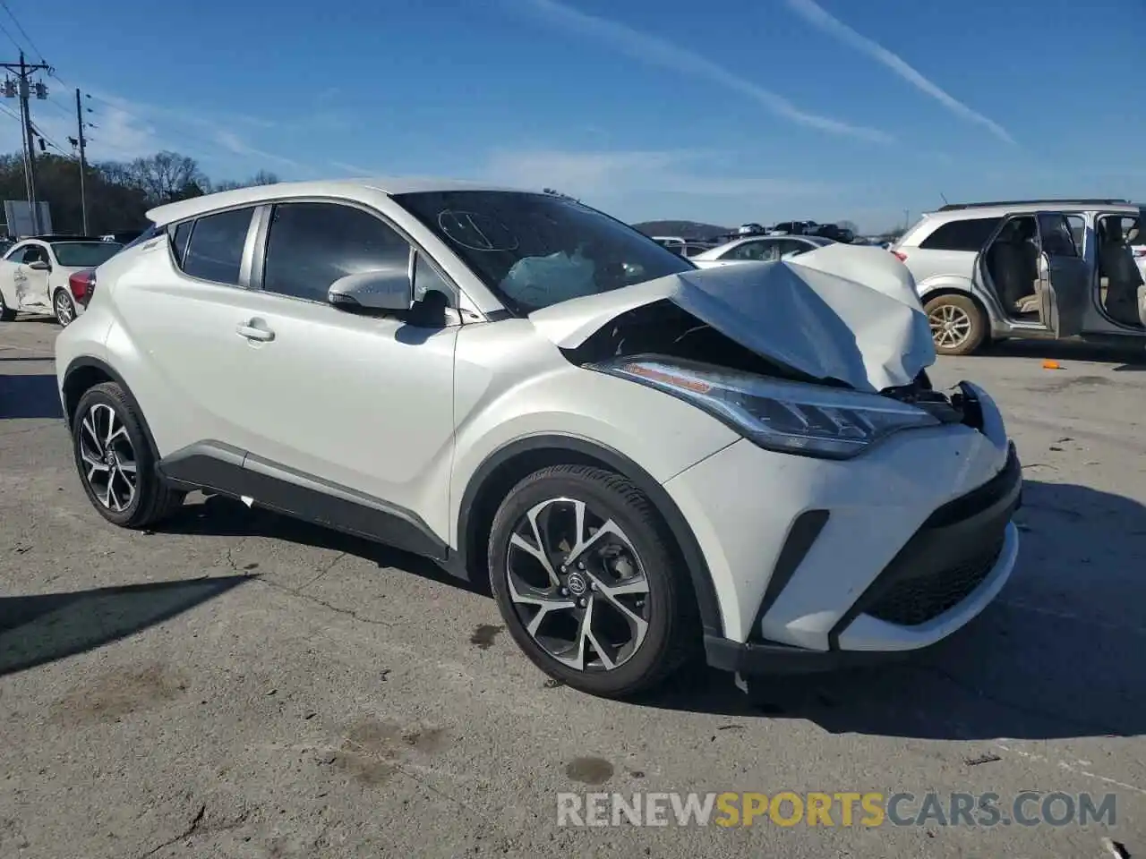 4 Photograph of a damaged car NMTKHMBX7MR129471 TOYOTA C-HR 2021