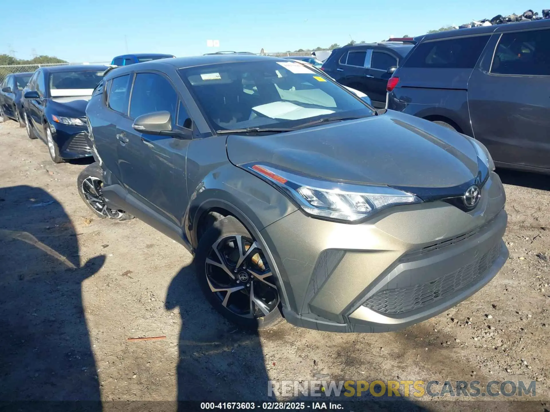 1 Photograph of a damaged car NMTKHMBX7MR136498 TOYOTA C-HR 2021