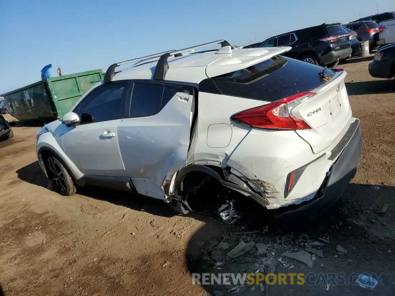 2 Photograph of a damaged car NMTKHMBX7MR140163 TOYOTA C-HR 2021