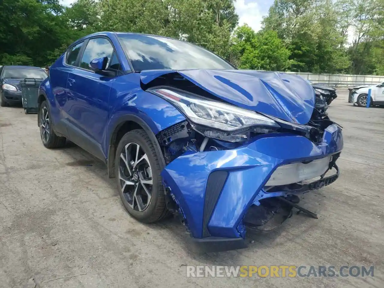 1 Photograph of a damaged car NMTKHMBX8MR119127 TOYOTA C-HR 2021