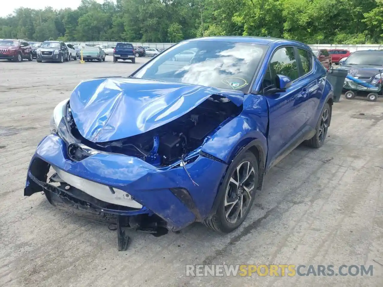 2 Photograph of a damaged car NMTKHMBX8MR119127 TOYOTA C-HR 2021