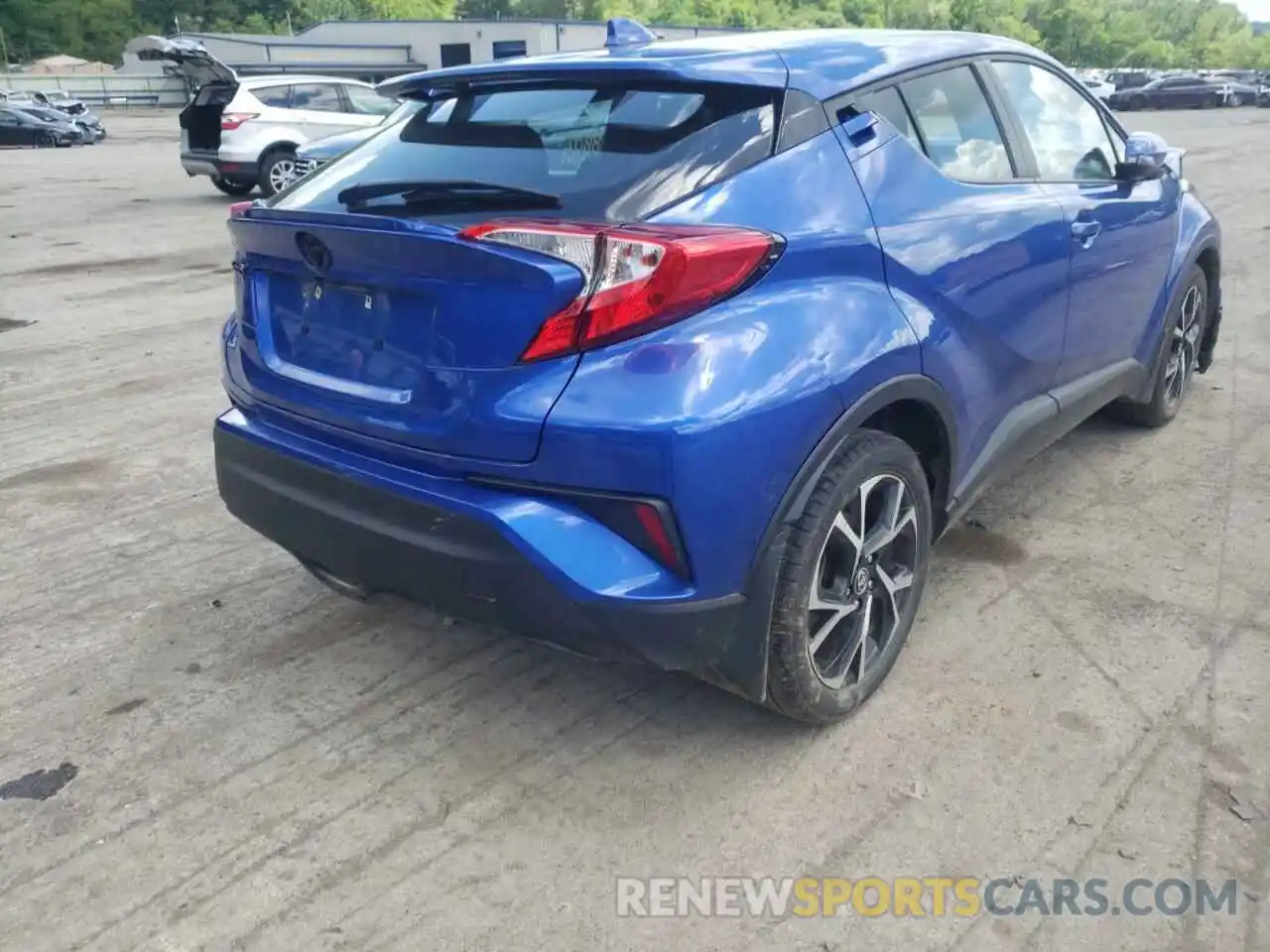 4 Photograph of a damaged car NMTKHMBX8MR119127 TOYOTA C-HR 2021