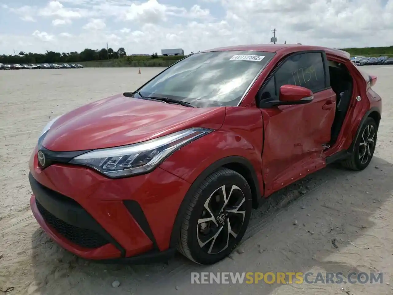 2 Photograph of a damaged car NMTKHMBX8MR124425 TOYOTA C-HR 2021