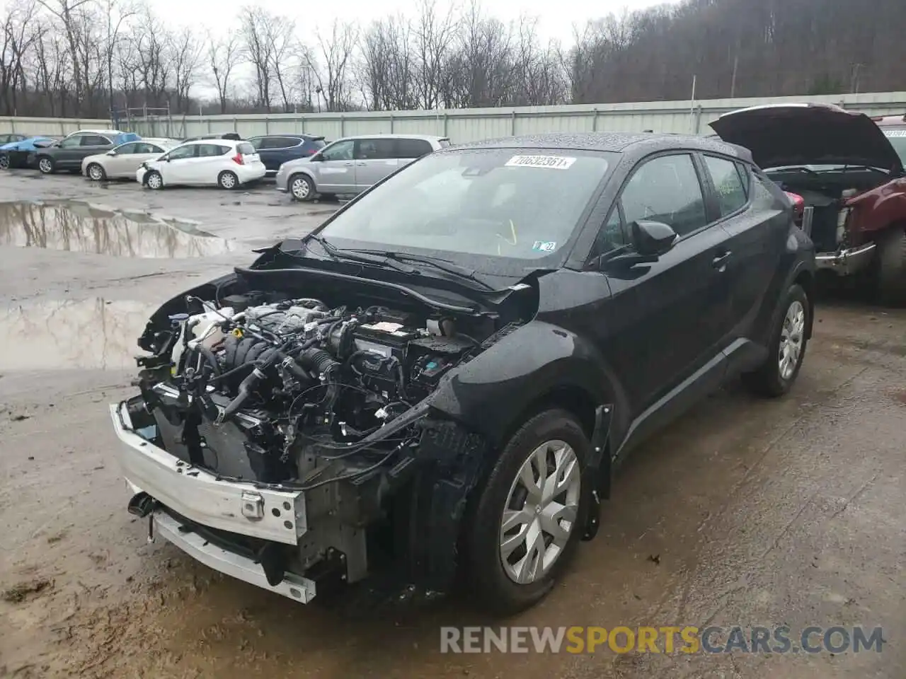 2 Photograph of a damaged car NMTKHMBX8MR128281 TOYOTA C-HR 2021