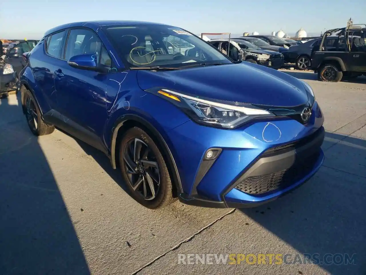 1 Photograph of a damaged car NMTKHMBX8MR131097 TOYOTA C-HR 2021