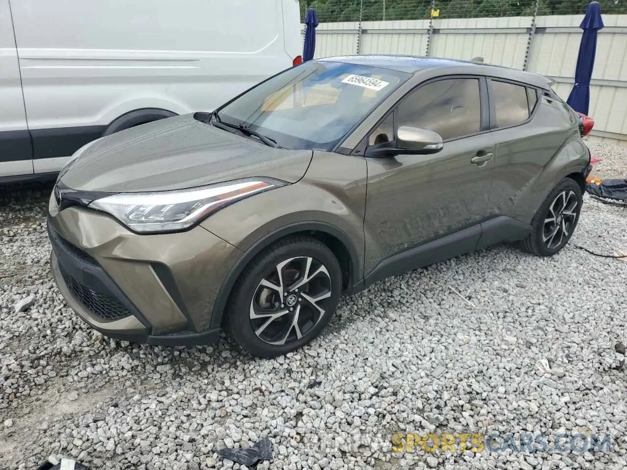 1 Photograph of a damaged car NMTKHMBX9MR119685 TOYOTA C-HR 2021