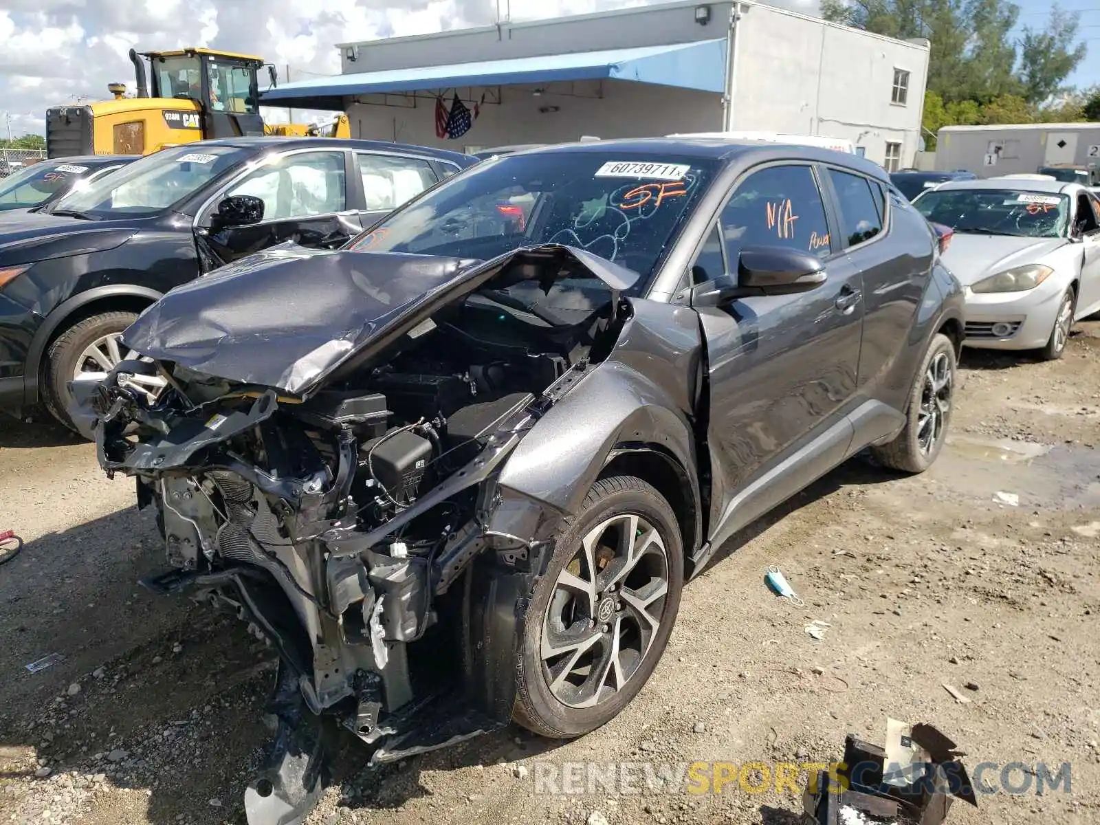 2 Photograph of a damaged car NMTKHMBX9MR123283 TOYOTA C-HR 2021