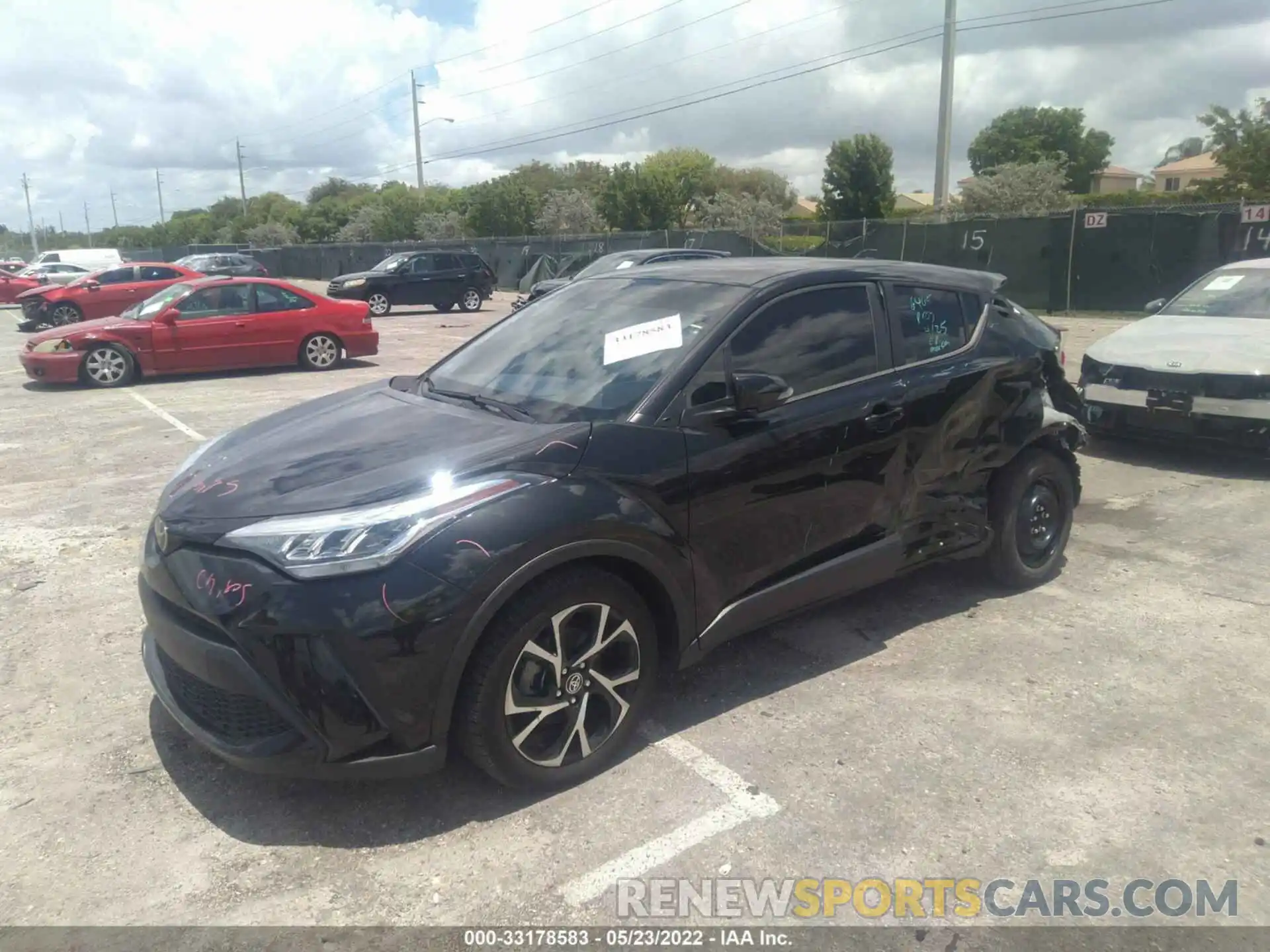 2 Photograph of a damaged car NMTKHMBXXMR121381 TOYOTA C-HR 2021