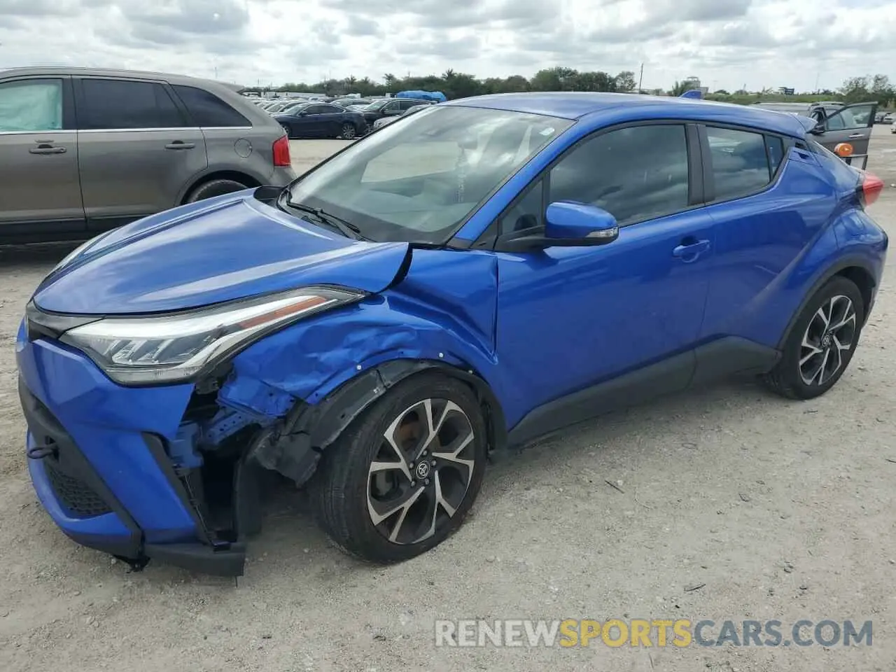 1 Photograph of a damaged car NMTKHMBXXMR124104 TOYOTA C-HR 2021