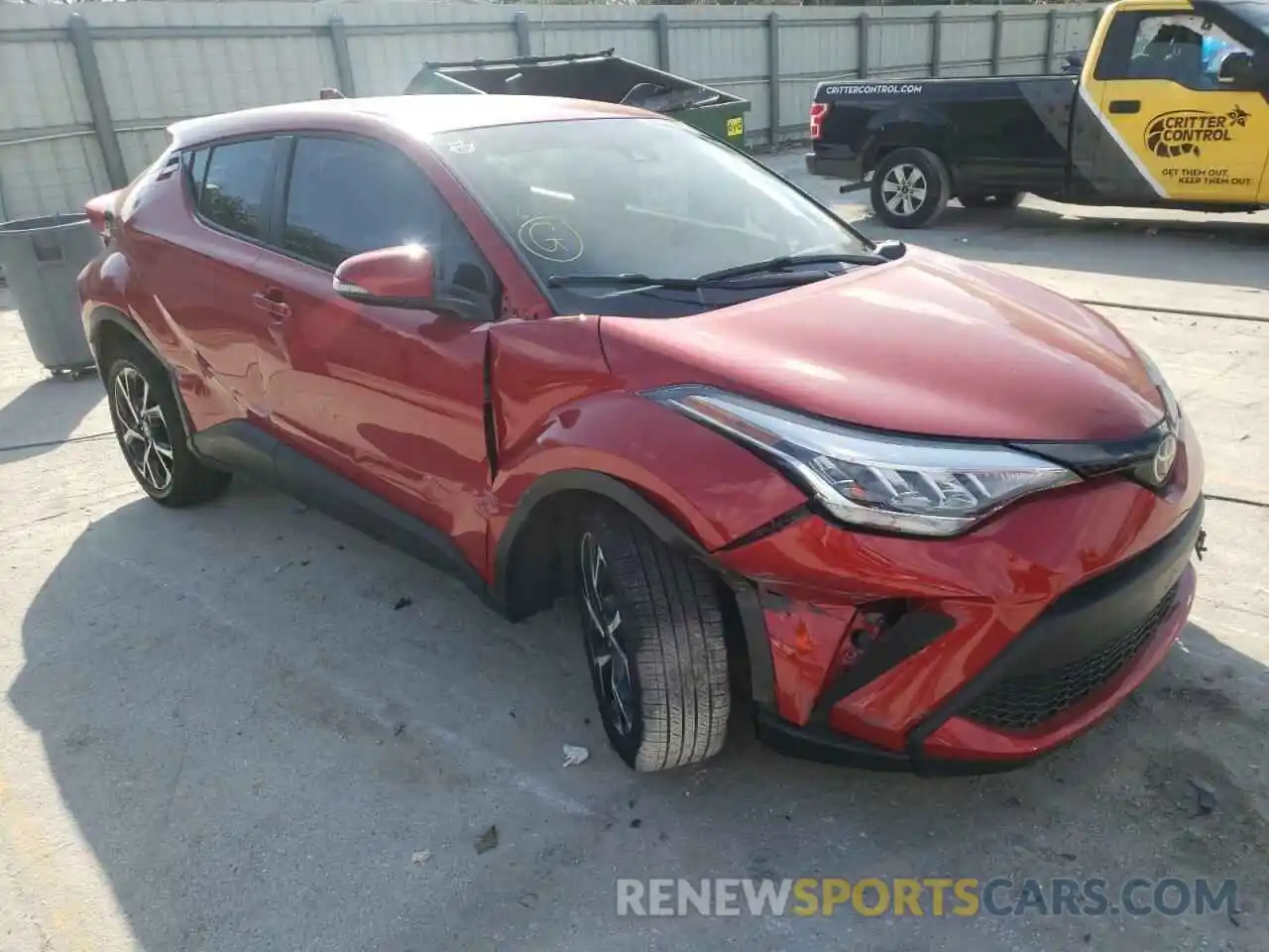 1 Photograph of a damaged car NMTKHMBXXMR133210 TOYOTA C-HR 2021