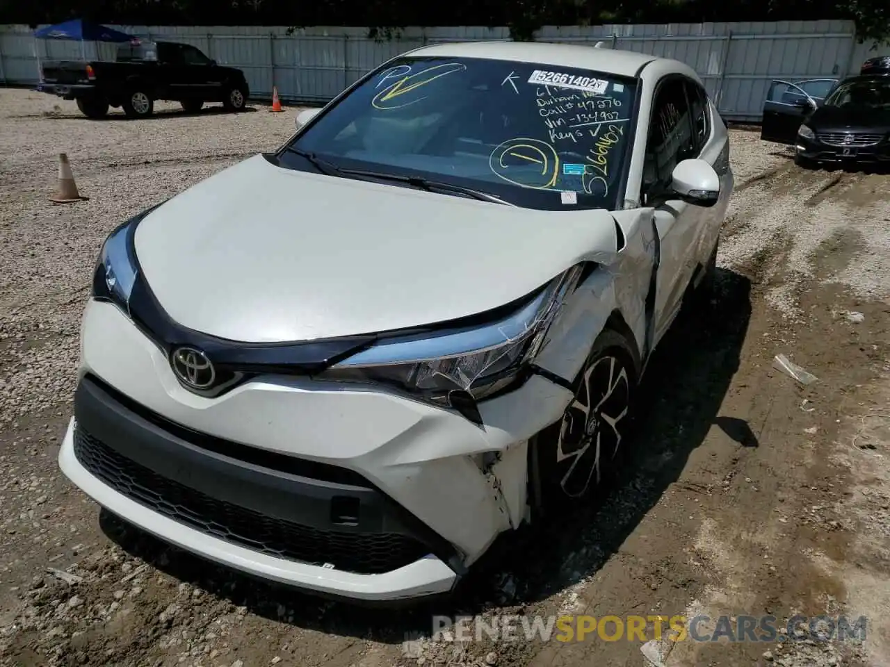 2 Photograph of a damaged car NMTKHMBXXMR134907 TOYOTA C-HR 2021