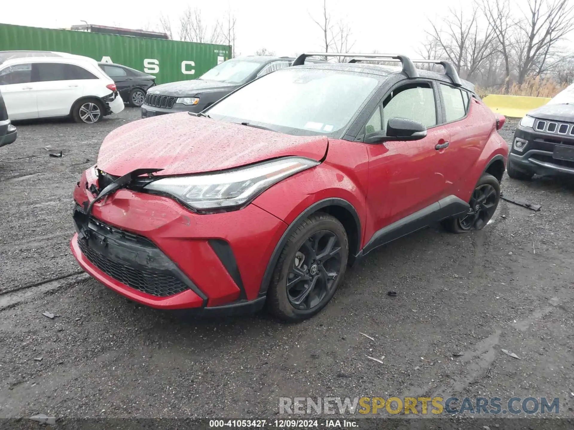 2 Photograph of a damaged car JTNKHMBX2N1136243 TOYOTA C-HR 2022