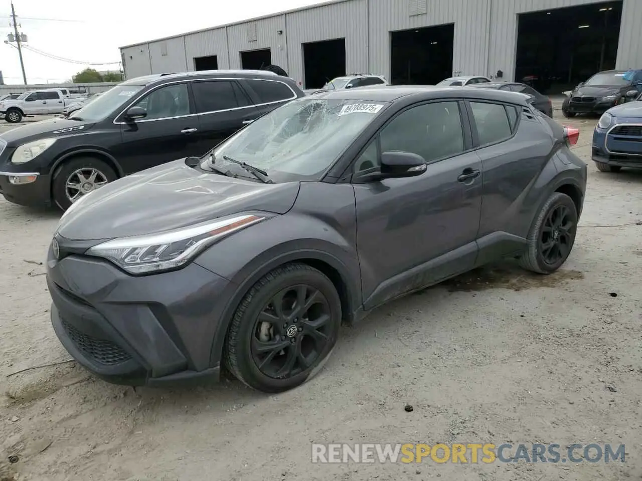1 Photograph of a damaged car JTNKHMBX3N1133657 TOYOTA C-HR 2022