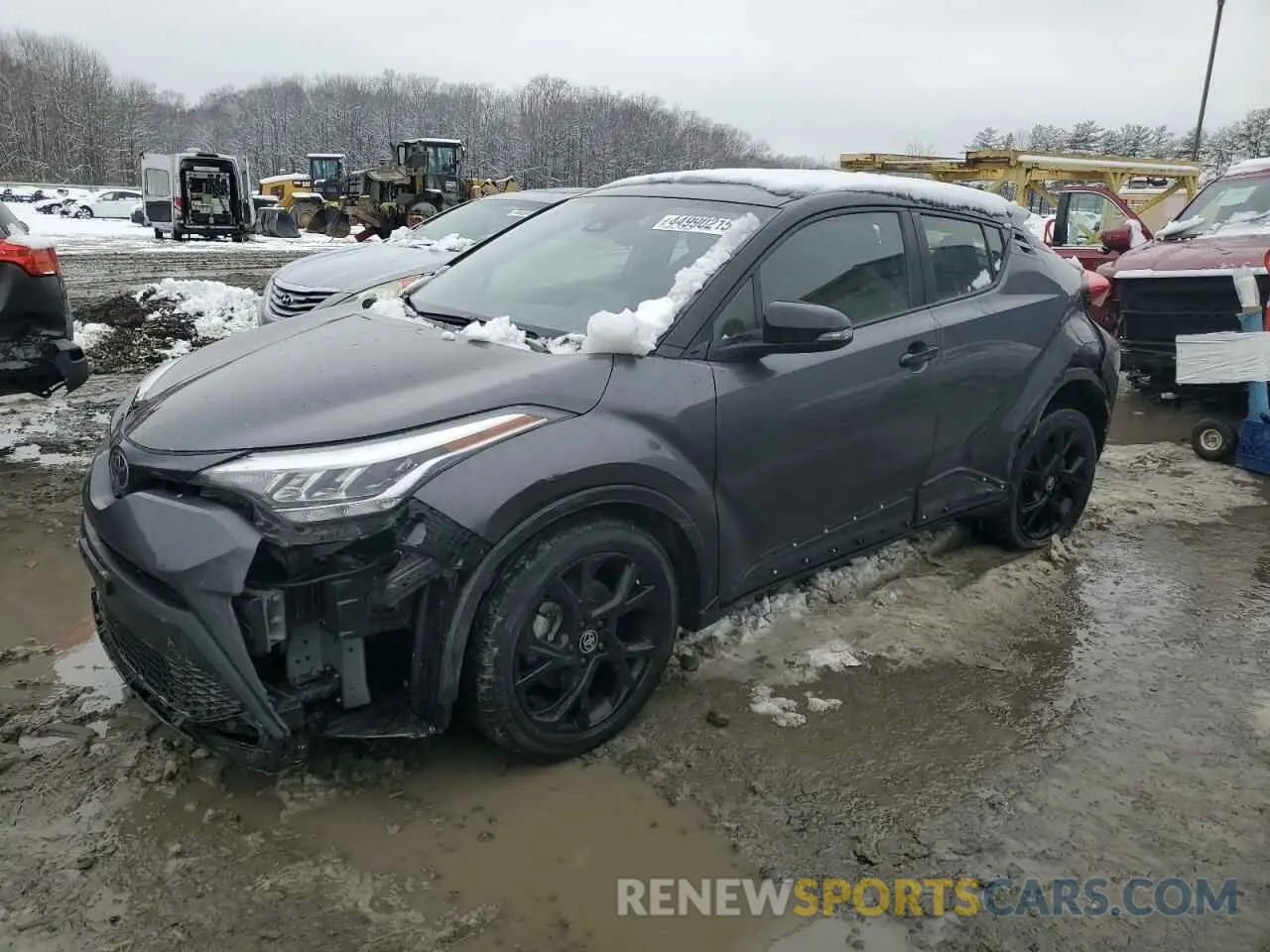 1 Photograph of a damaged car JTNKHMBX3N1134968 TOYOTA C-HR 2022