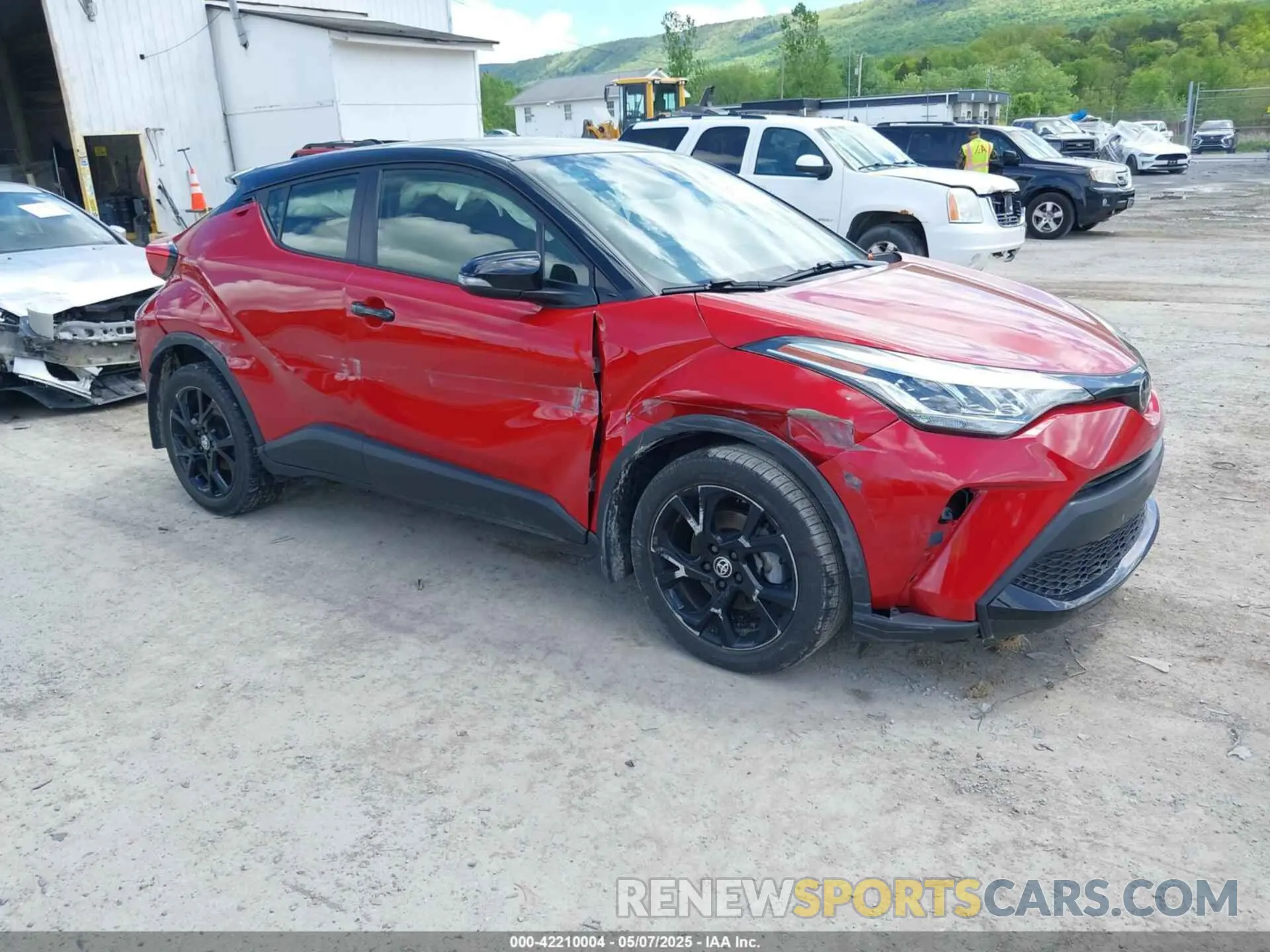 1 Photograph of a damaged car JTNKHMBX5N1129626 TOYOTA C-HR 2022