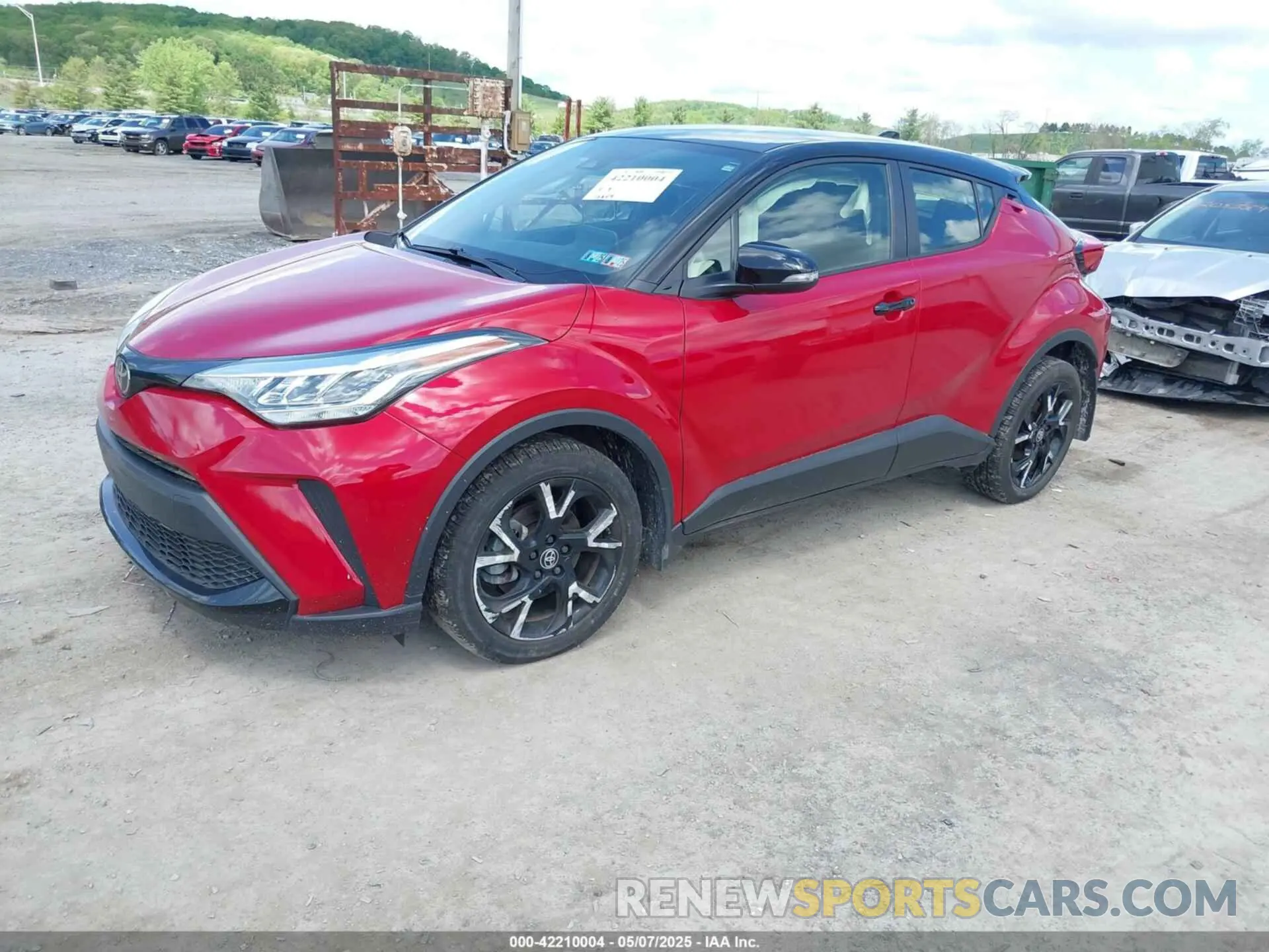 2 Photograph of a damaged car JTNKHMBX5N1129626 TOYOTA C-HR 2022
